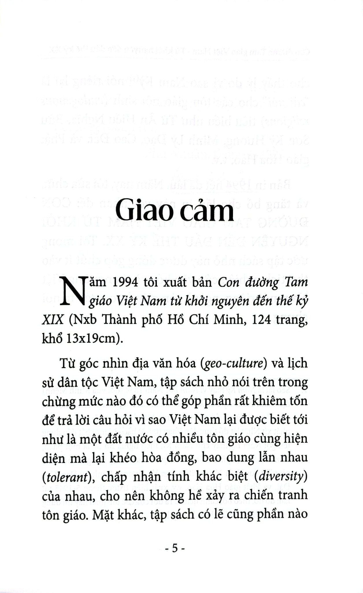 Con Đường Tam Giáo Việt Nam - Từ Khởi Nguyên Đến Đầu Thế Kỷ XX- Huệ Khải