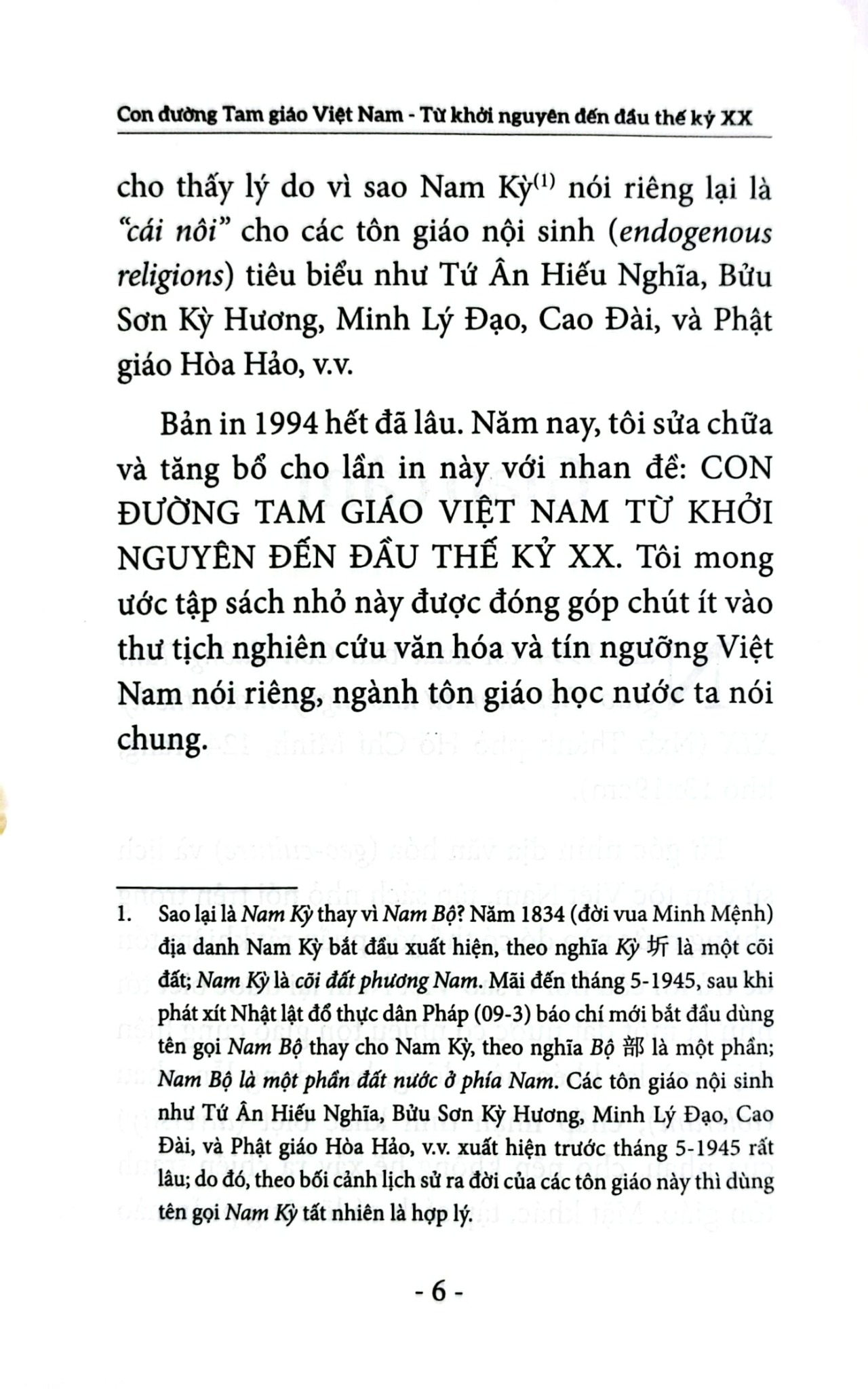 Con Đường Tam Giáo Việt Nam - Từ Khởi Nguyên Đến Đầu Thế Kỷ XX- Huệ Khải