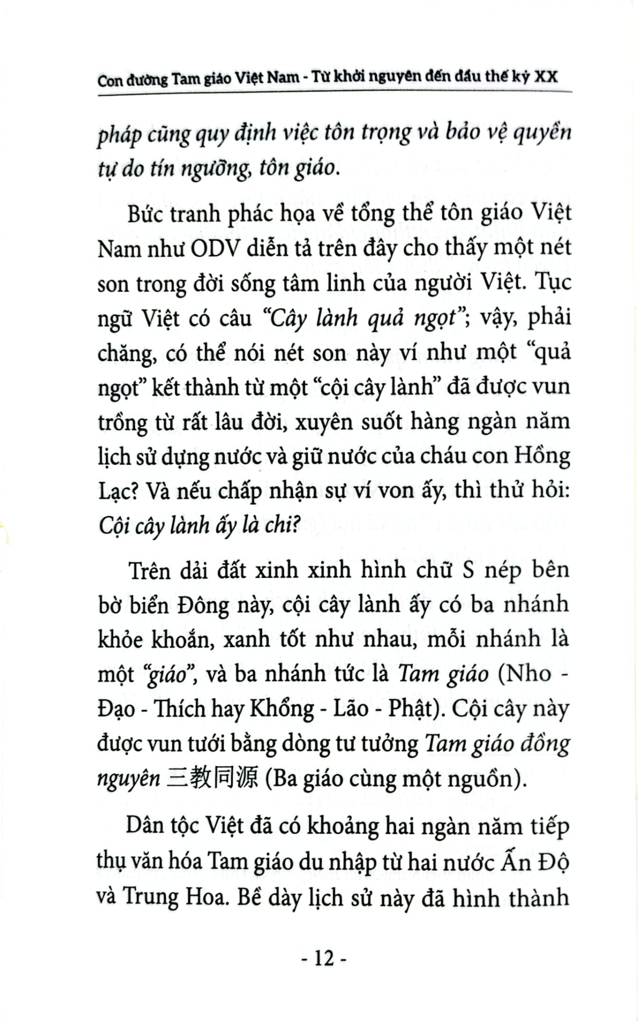 Con Đường Tam Giáo Việt Nam - Từ Khởi Nguyên Đến Đầu Thế Kỷ XX- Huệ Khải