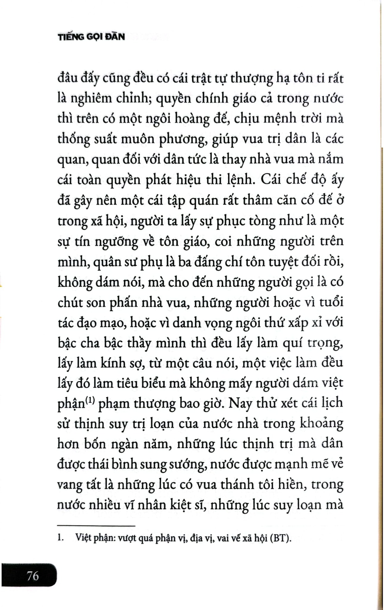 Diễn Ngôn Nhân Sĩ Đầu Thế Kỷ XX - Tiếng Gọi Đàn - Dương Bá Trạc