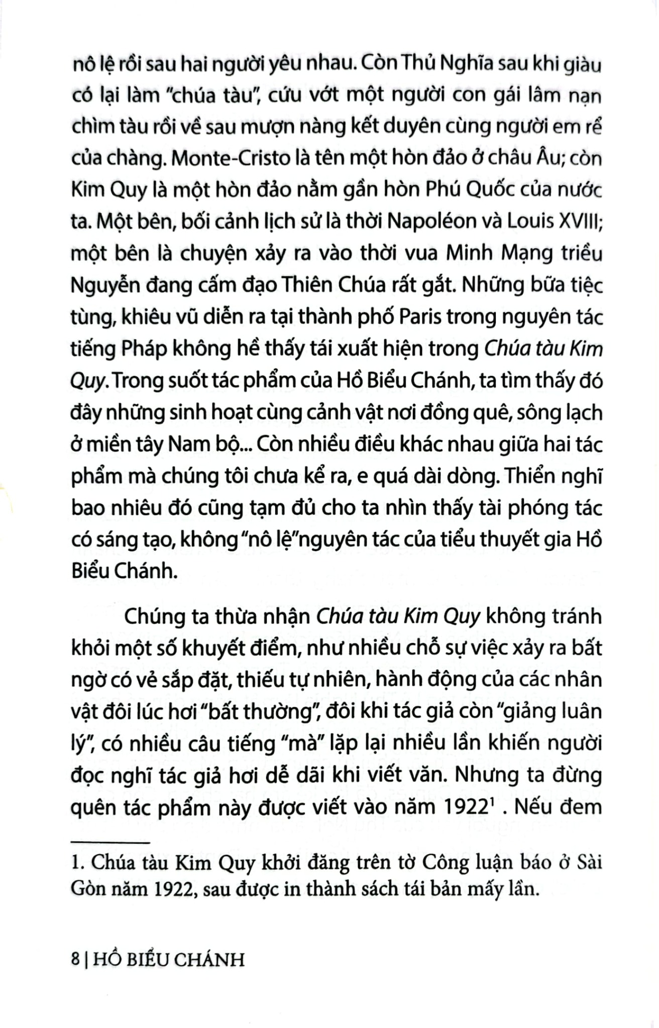 Chúa Tàu Kim Quy - Hồ Biểu Chánh