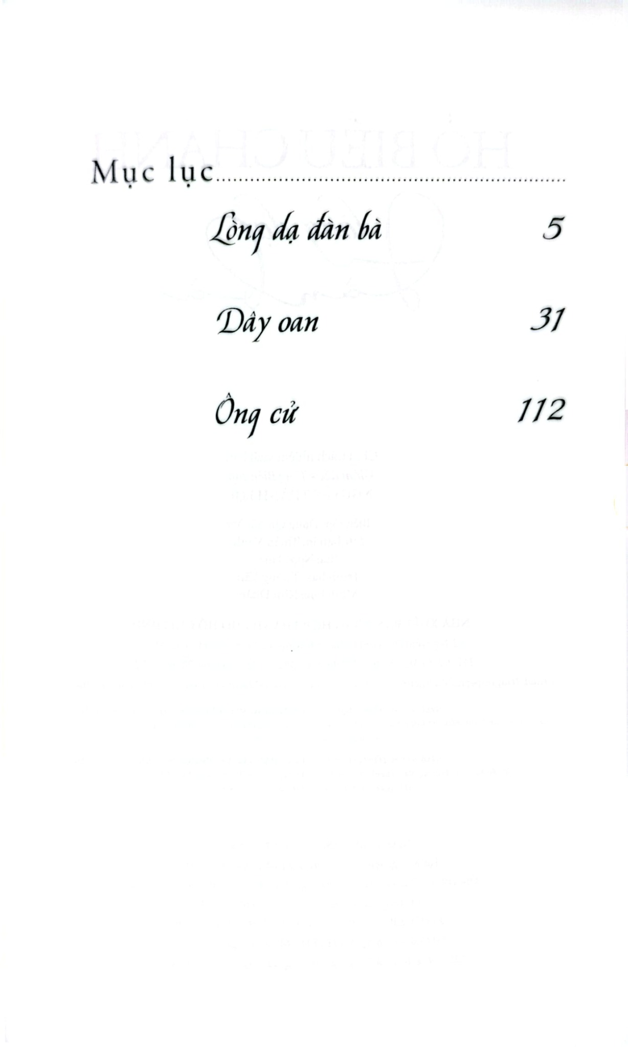 Lòng Dạ Đàn Bà - Hồ Biểu Chánh