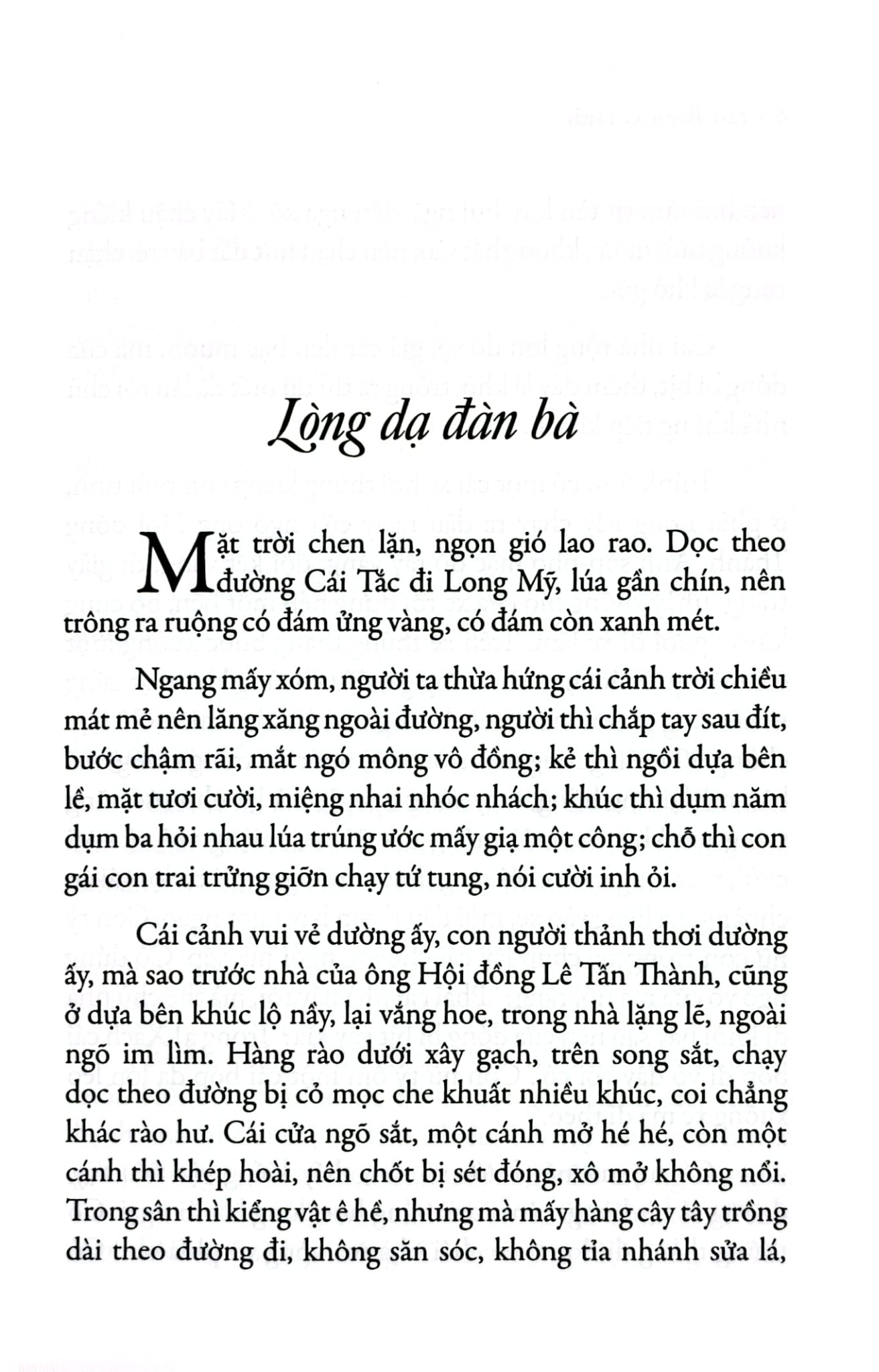 Lòng Dạ Đàn Bà - Hồ Biểu Chánh