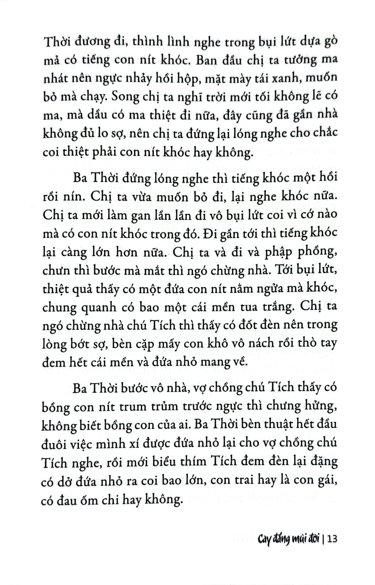 Cay Đắng Mùi Đời - 
Hồ Biểu Chánh