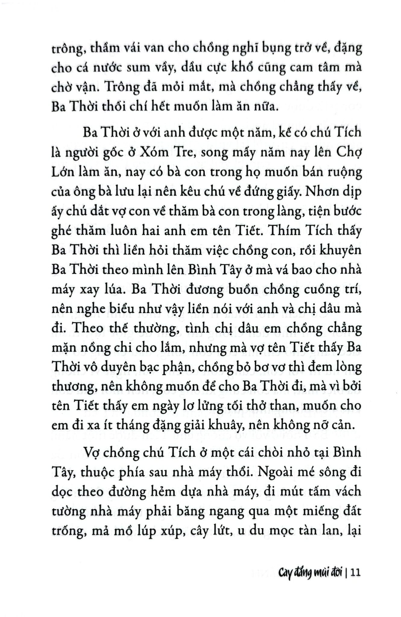 Cay Đắng Mùi Đời - 
Hồ Biểu Chánh