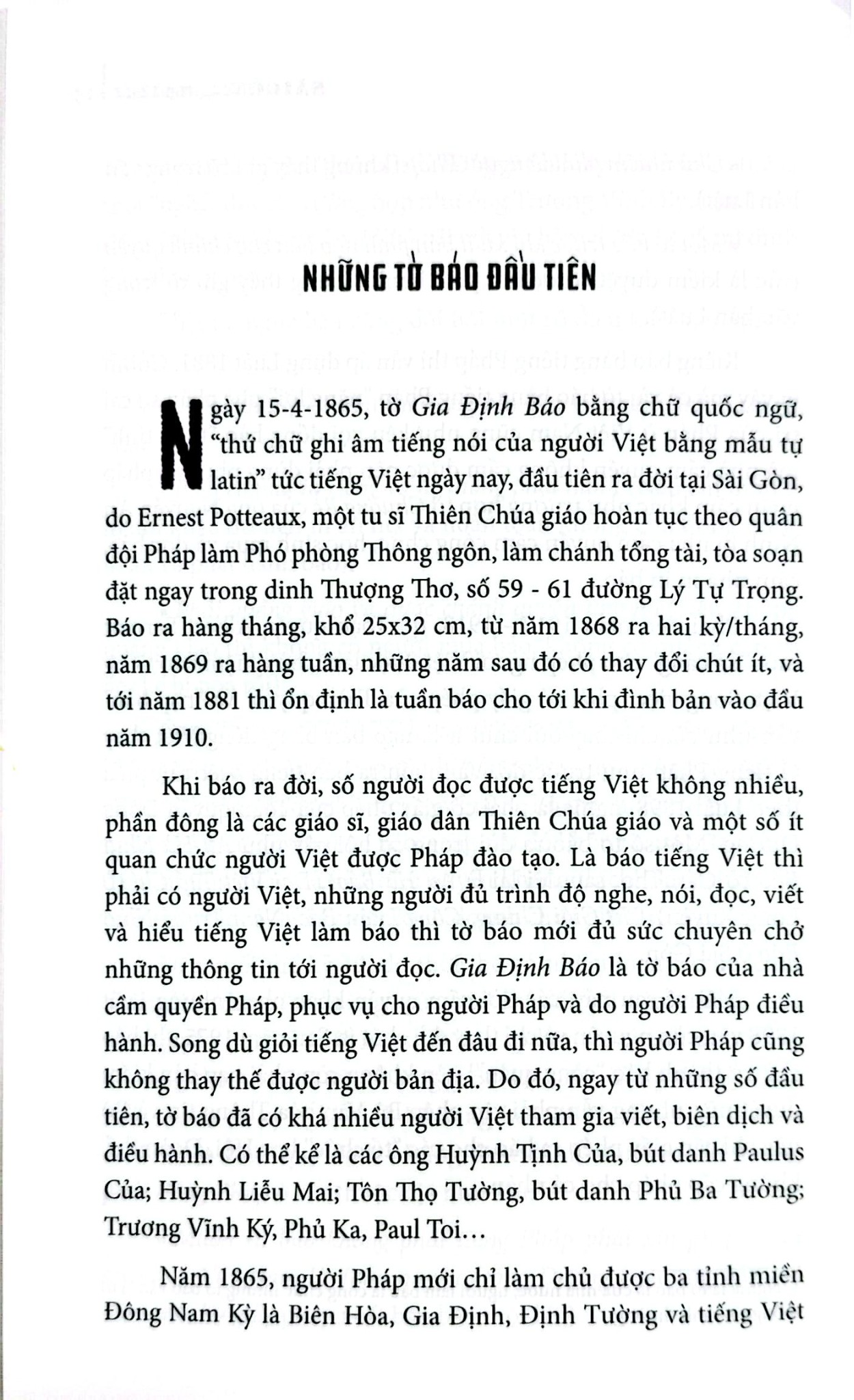 Sài Gòn Chuyện Nghề Báo - Biên Khảo - 
Trần Nhật Vy