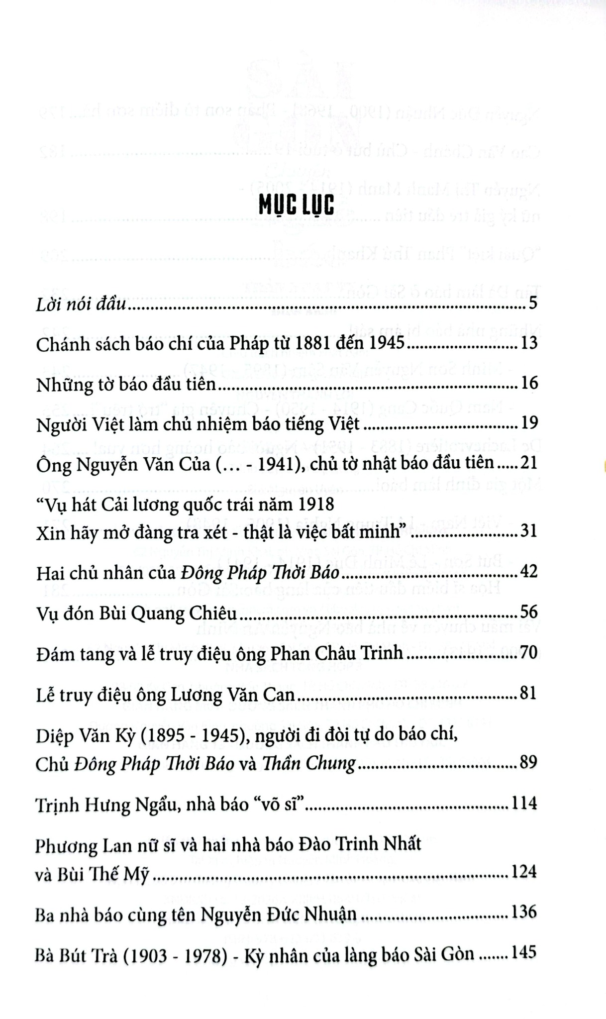 Sài Gòn Chuyện Nghề Báo - Biên Khảo - 
Trần Nhật Vy