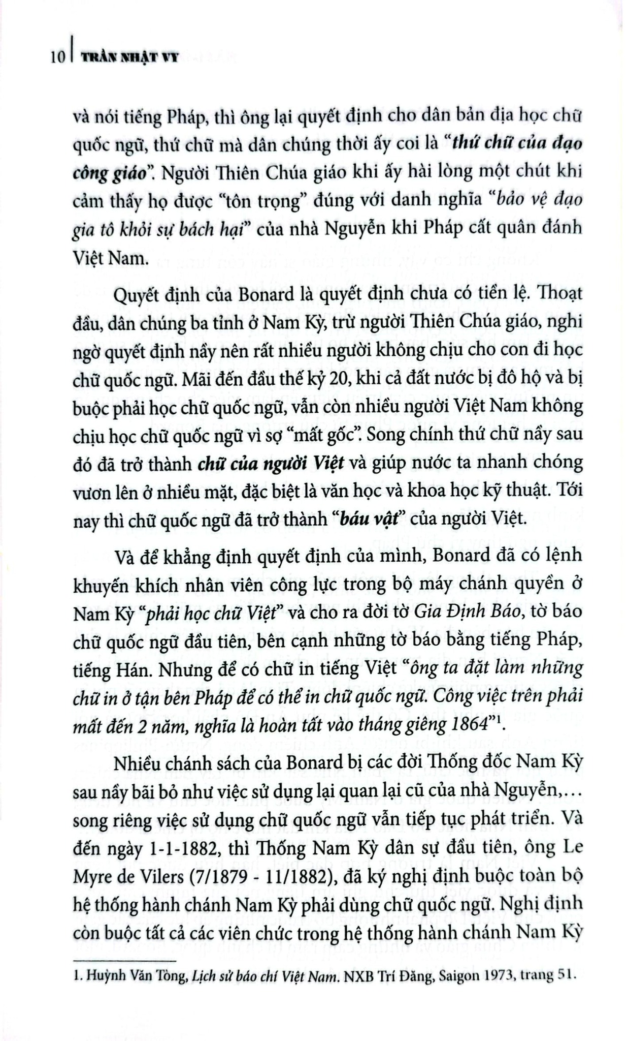 Sài Gòn Chuyện Nghề Báo - Biên Khảo - 
Trần Nhật Vy