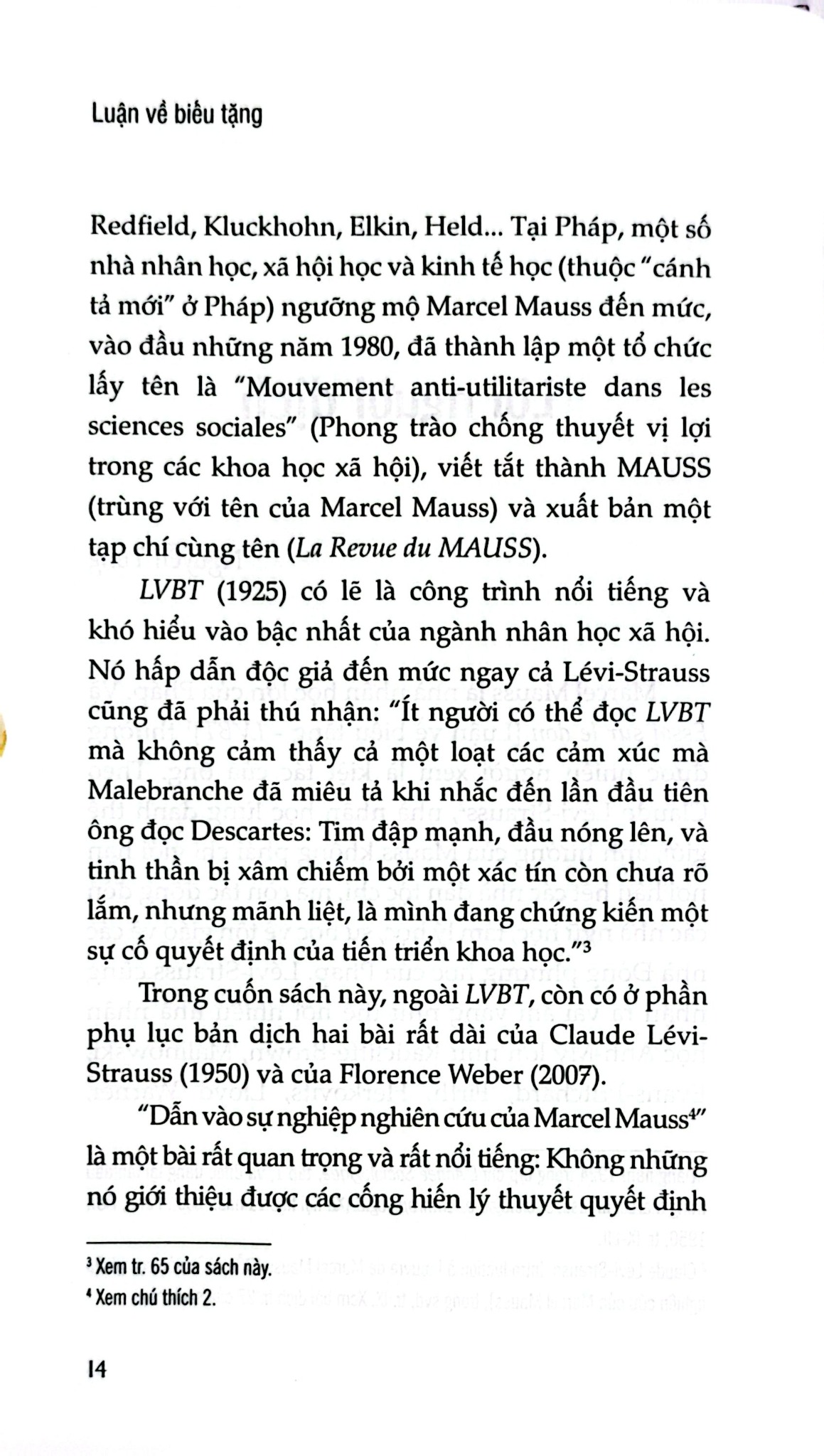 Luận Về Biếu Tặng - Hình Thức Và Lý Do Của Sự Trao Đổi Trong Các Xã Hội Cổ Sơ - Bìa Cứng -  Marcel Mauss
