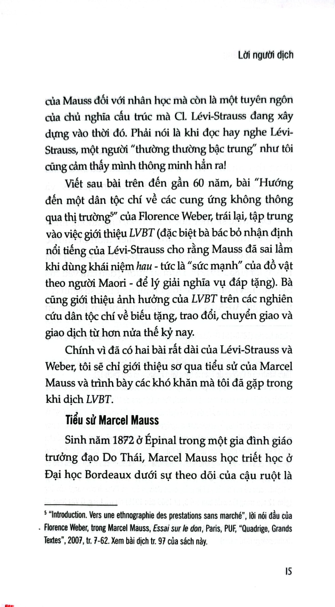 Luận Về Biếu Tặng - Hình Thức Và Lý Do Của Sự Trao Đổi Trong Các Xã Hội Cổ Sơ - Bìa Cứng -  Marcel Mauss