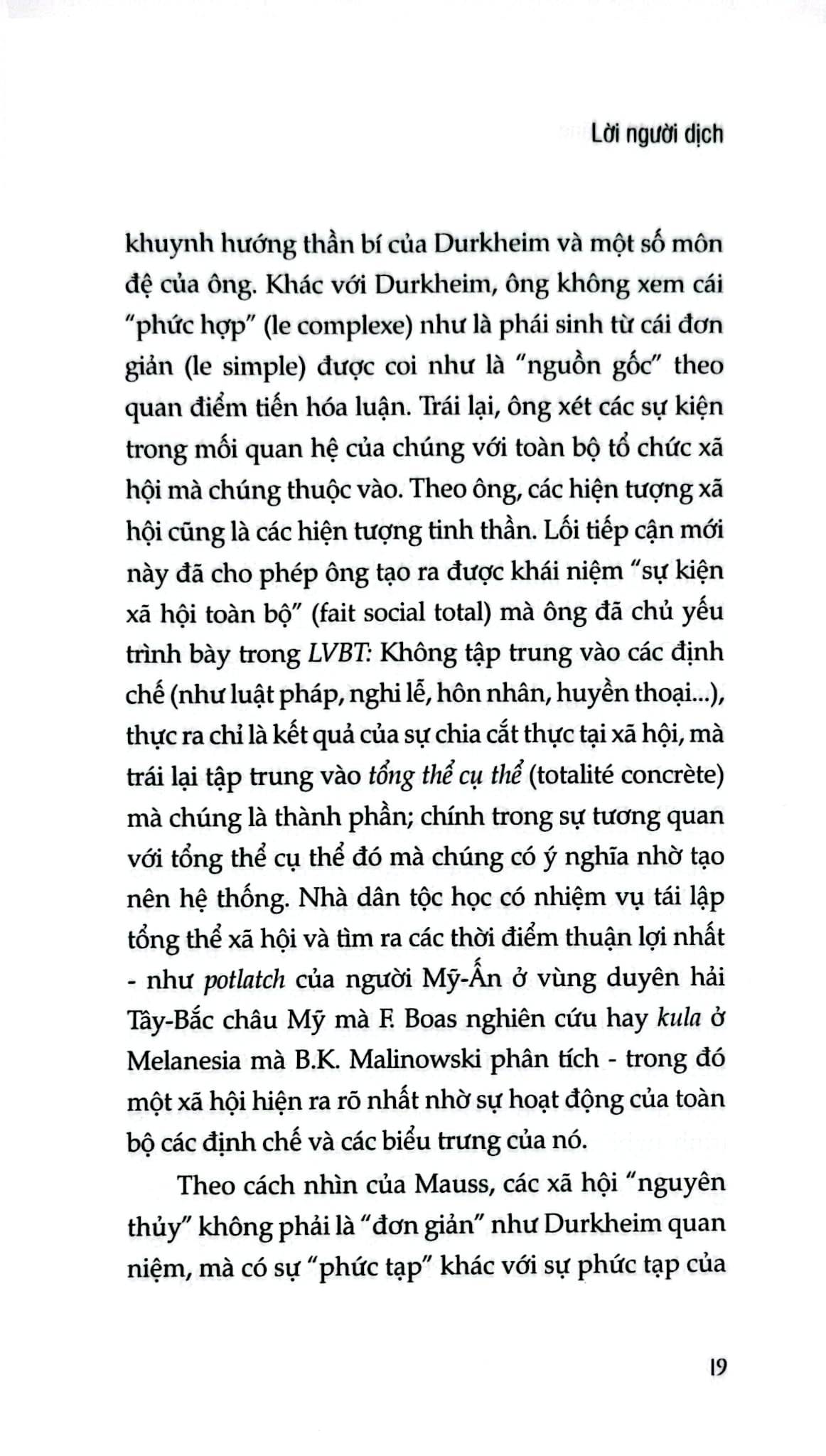 Luận Về Biếu Tặng - Hình Thức Và Lý Do Của Sự Trao Đổi Trong Các Xã Hội Cổ Sơ - Bìa Cứng -  Marcel Mauss