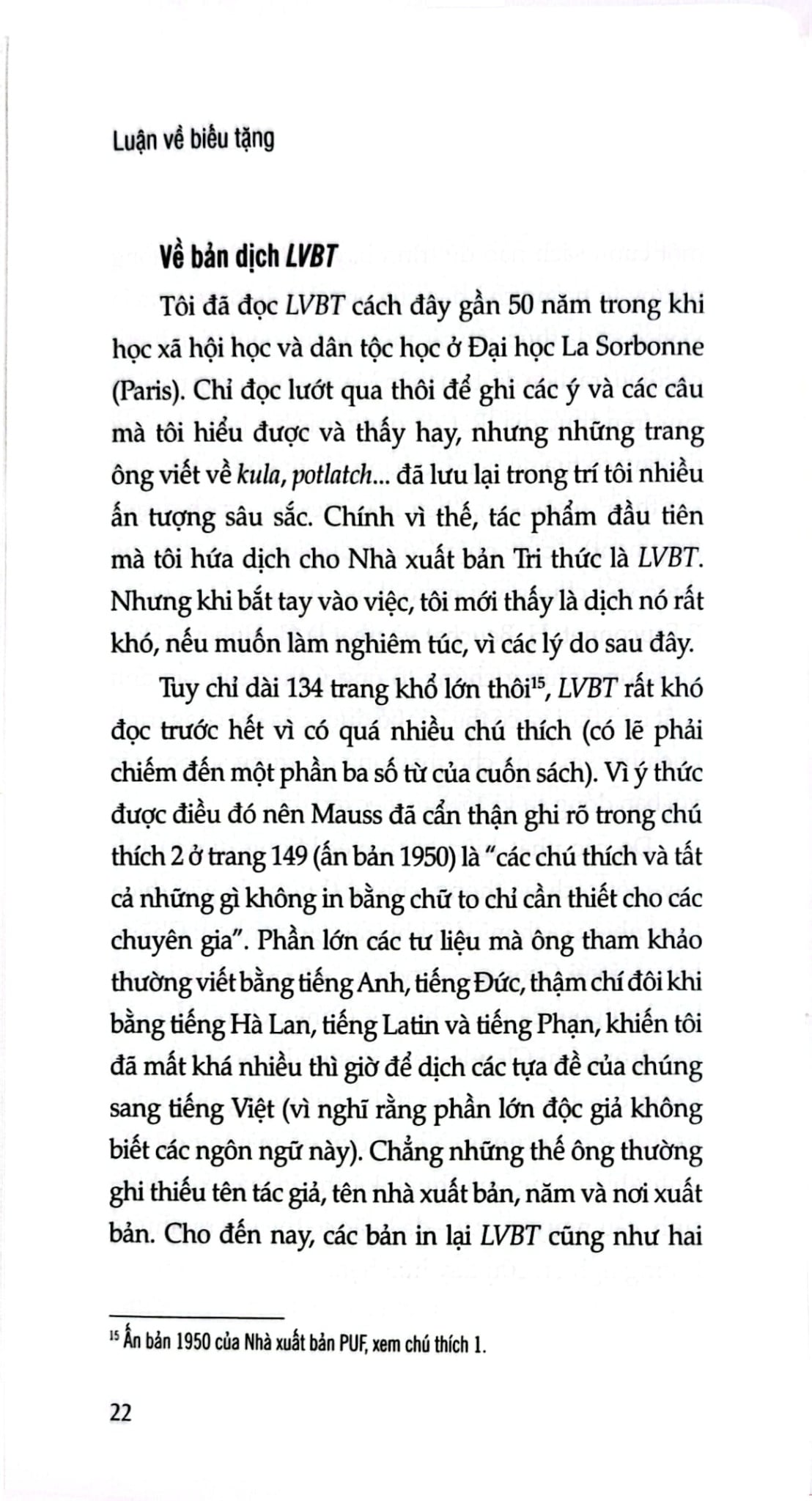 Luận Về Biếu Tặng - Hình Thức Và Lý Do Của Sự Trao Đổi Trong Các Xã Hội Cổ Sơ - Bìa Cứng -  Marcel Mauss