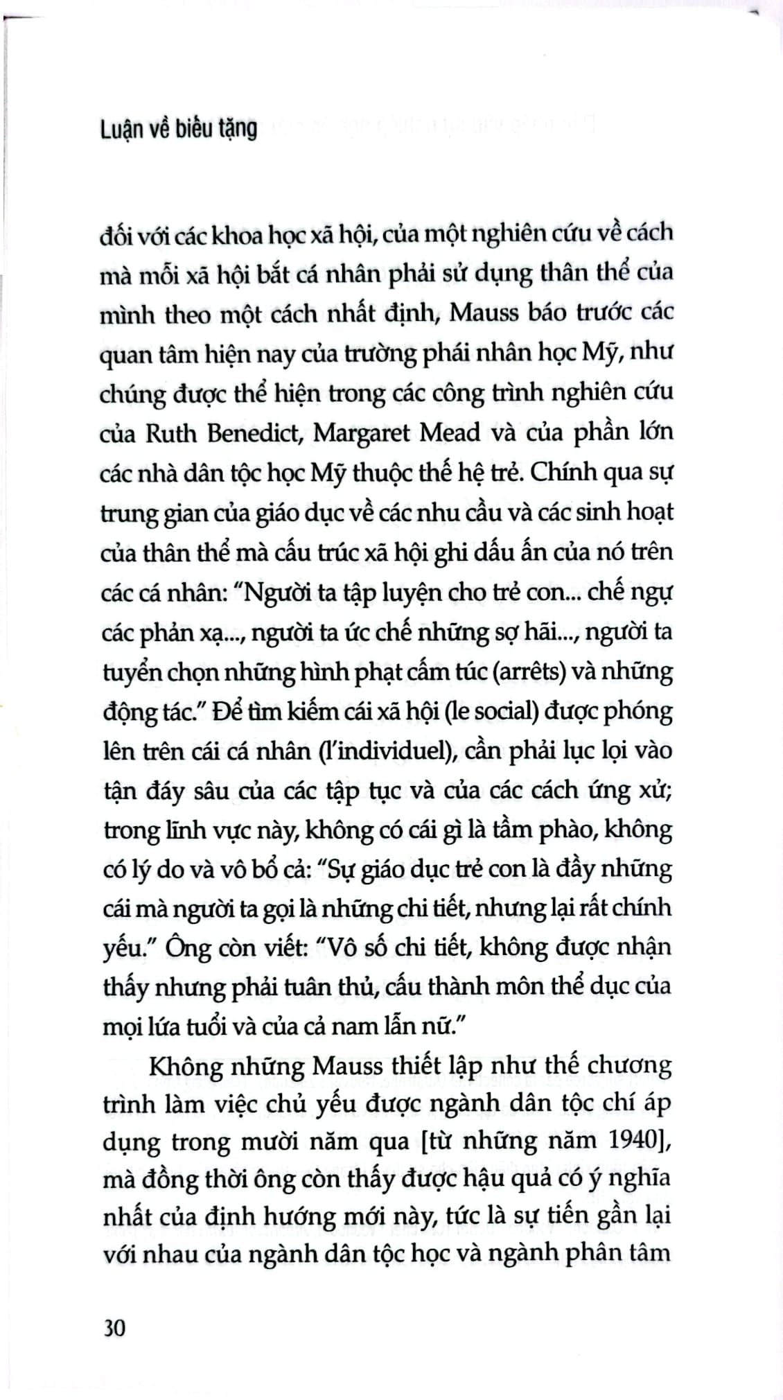 Luận Về Biếu Tặng - Hình Thức Và Lý Do Của Sự Trao Đổi Trong Các Xã Hội Cổ Sơ - Bìa Cứng -  Marcel Mauss