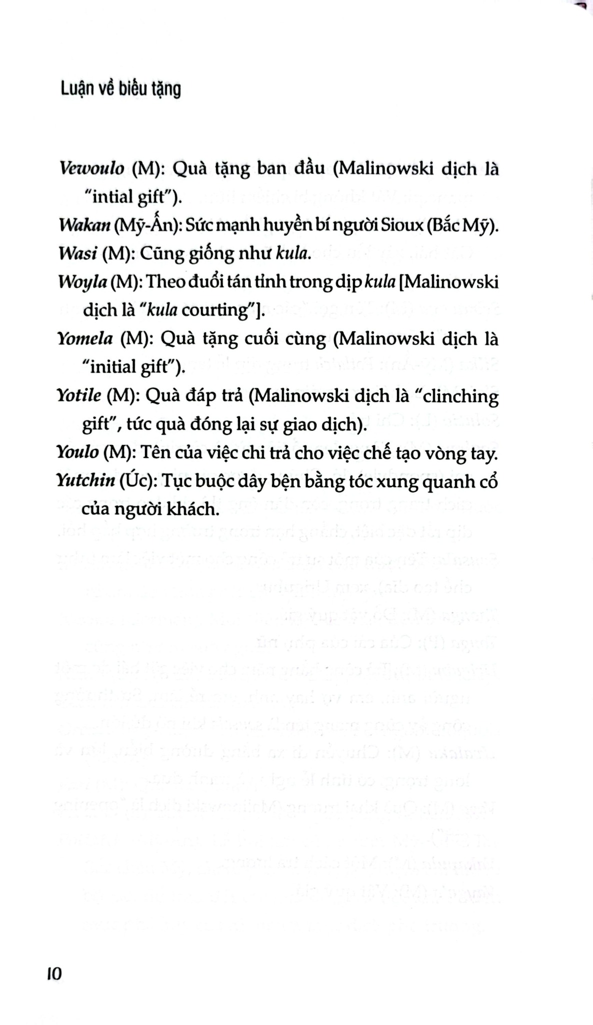 Luận Về Biếu Tặng - Hình Thức Và Lý Do Của Sự Trao Đổi Trong Các Xã Hội Cổ Sơ - Bìa Cứng -  Marcel Mauss