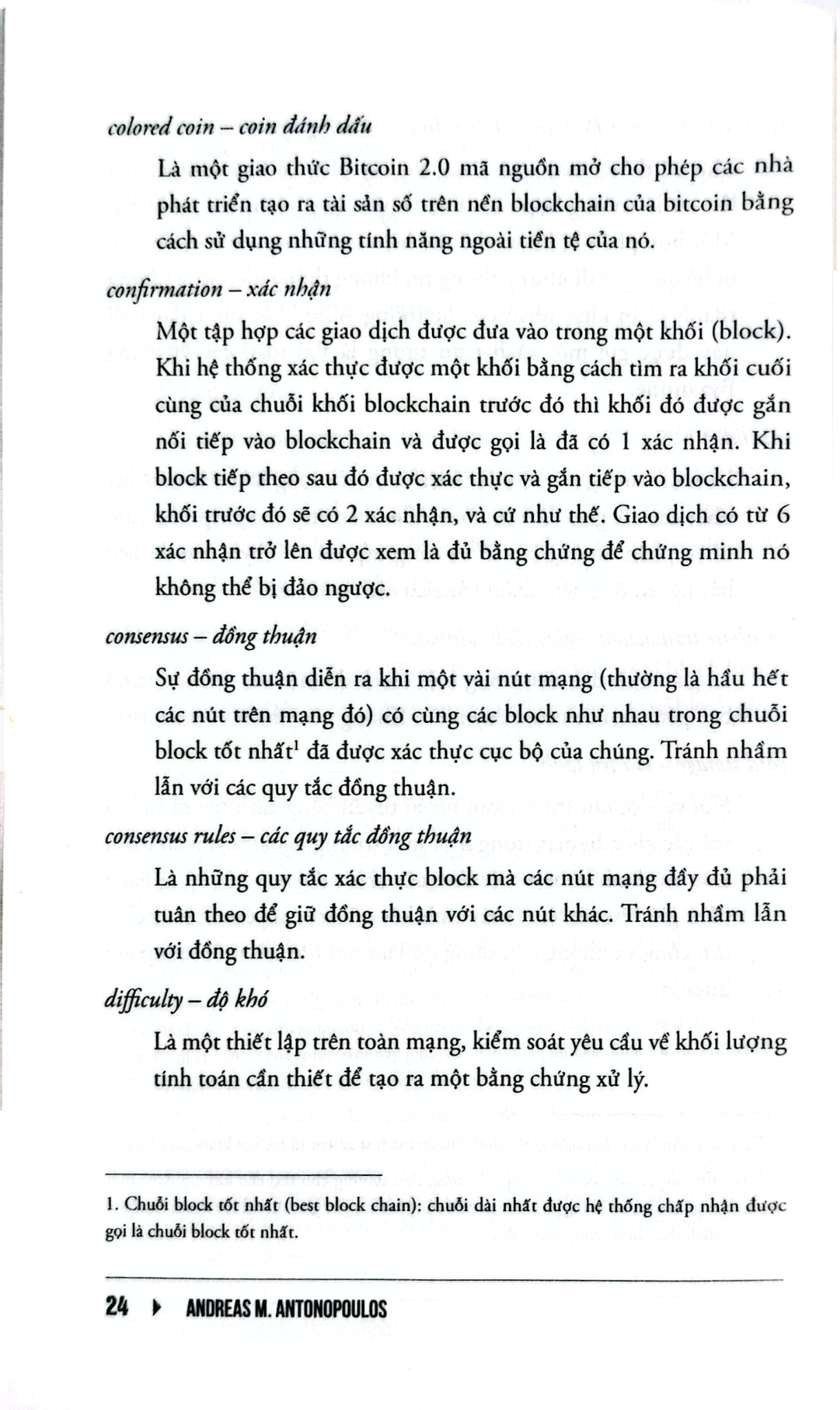Bitcoin Thực Hành - Những Khái Niệm Cơ Bản Và Cách Sử Dụng Đúng Đồng Tiền Mã Hóa - Andreas M. Antonopoulos