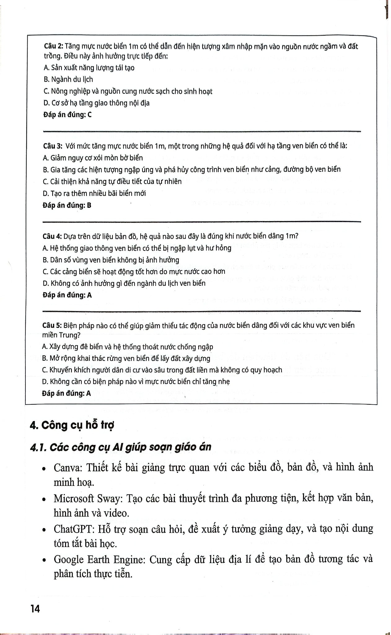 Ứng Dụng Trí Tuệ Nhân Tạo AI Trong Dạy Và Học Môn Địa Lí (Dành Cho Giáo Viên Và Học Sinh - Dùng Chung Cho Các Bộ Sgk Hiện Hành) - Trần Đức Huyên