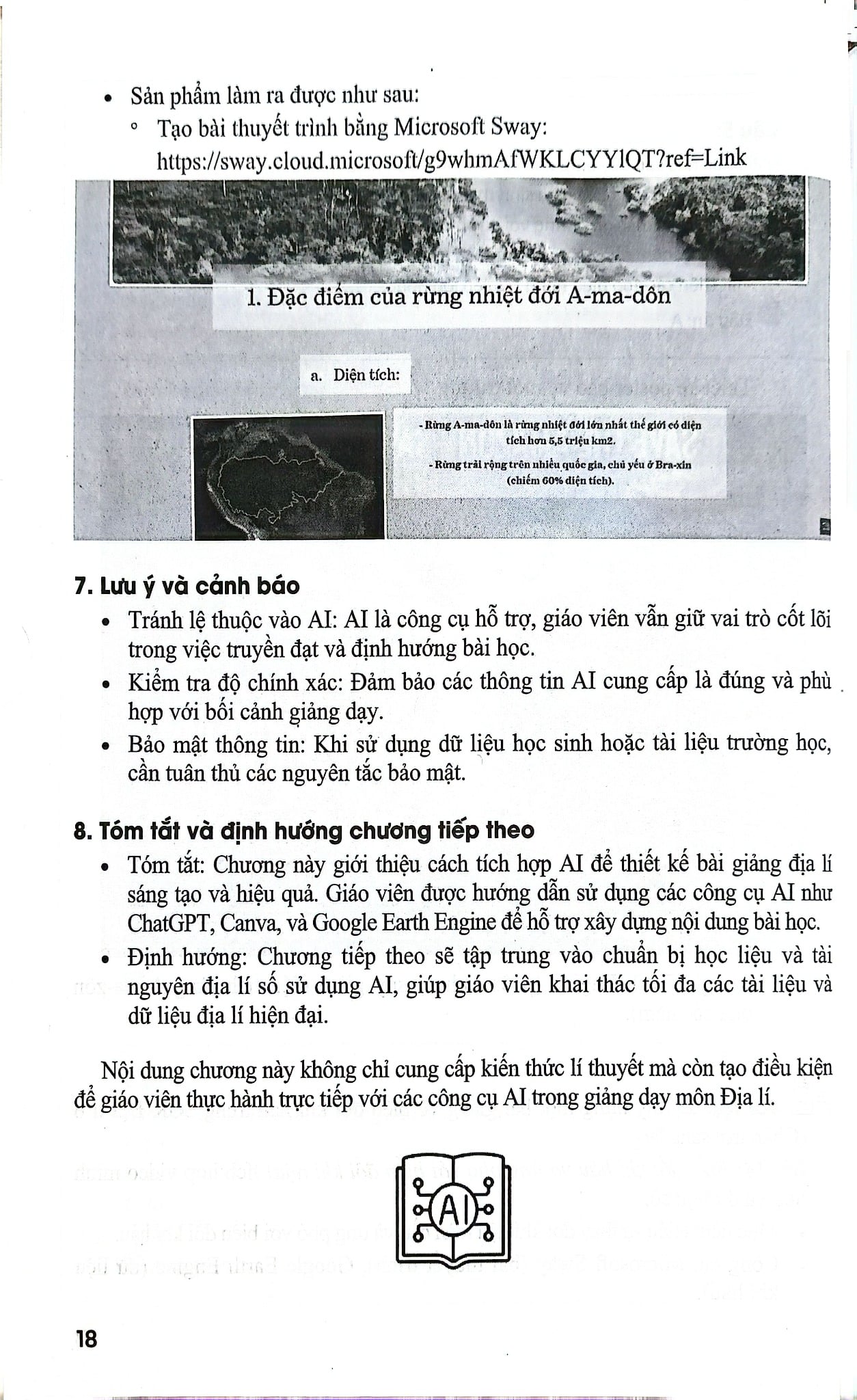 Ứng Dụng Trí Tuệ Nhân Tạo AI Trong Dạy Và Học Môn Địa Lí (Dành Cho Giáo Viên Và Học Sinh - Dùng Chung Cho Các Bộ Sgk Hiện Hành) - Trần Đức Huyên