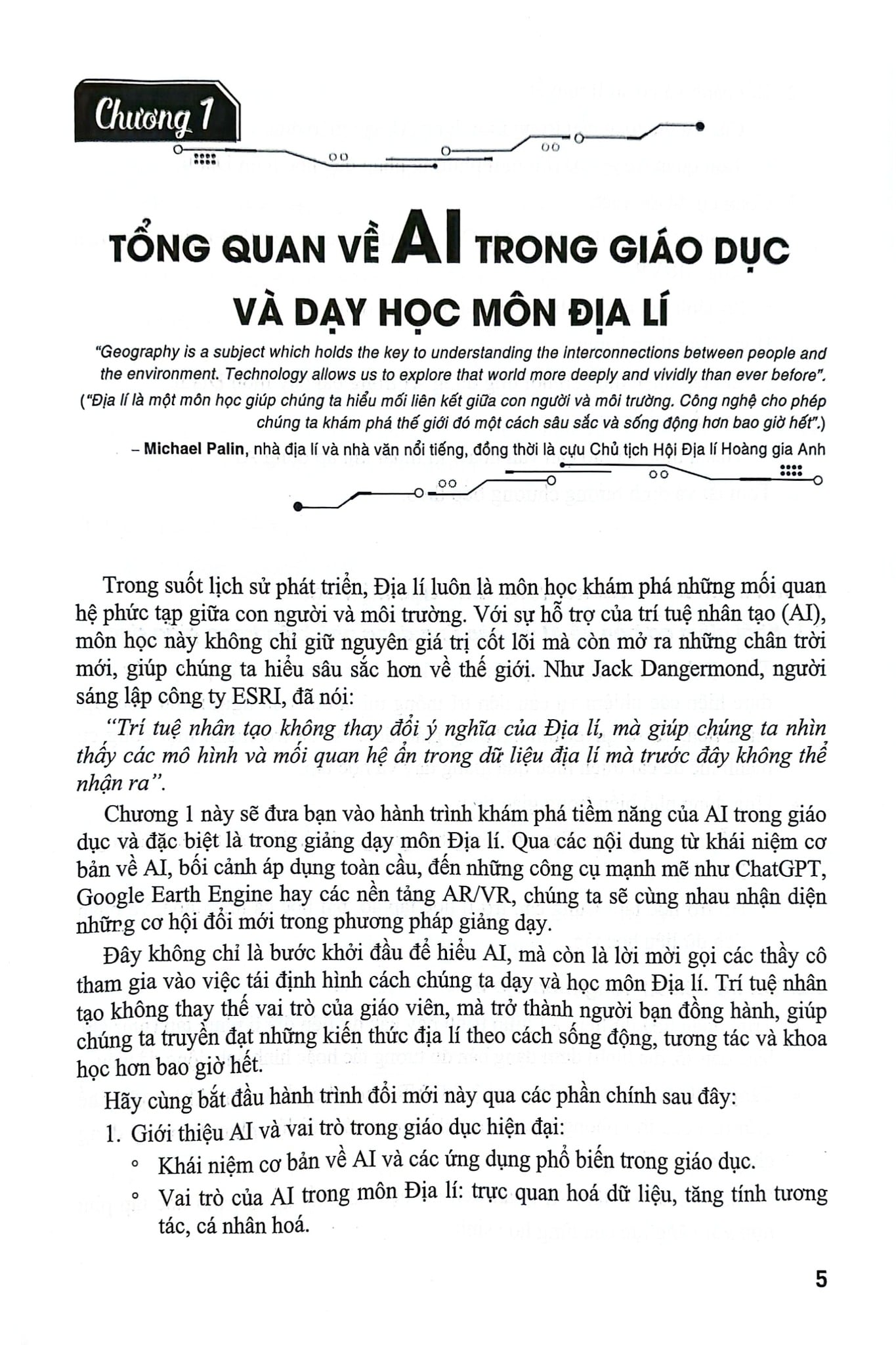 Ứng Dụng Trí Tuệ Nhân Tạo AI Trong Dạy Và Học Môn Địa Lí (Dành Cho Giáo Viên Và Học Sinh - Dùng Chung Cho Các Bộ Sgk Hiện Hành) - Trần Đức Huyên