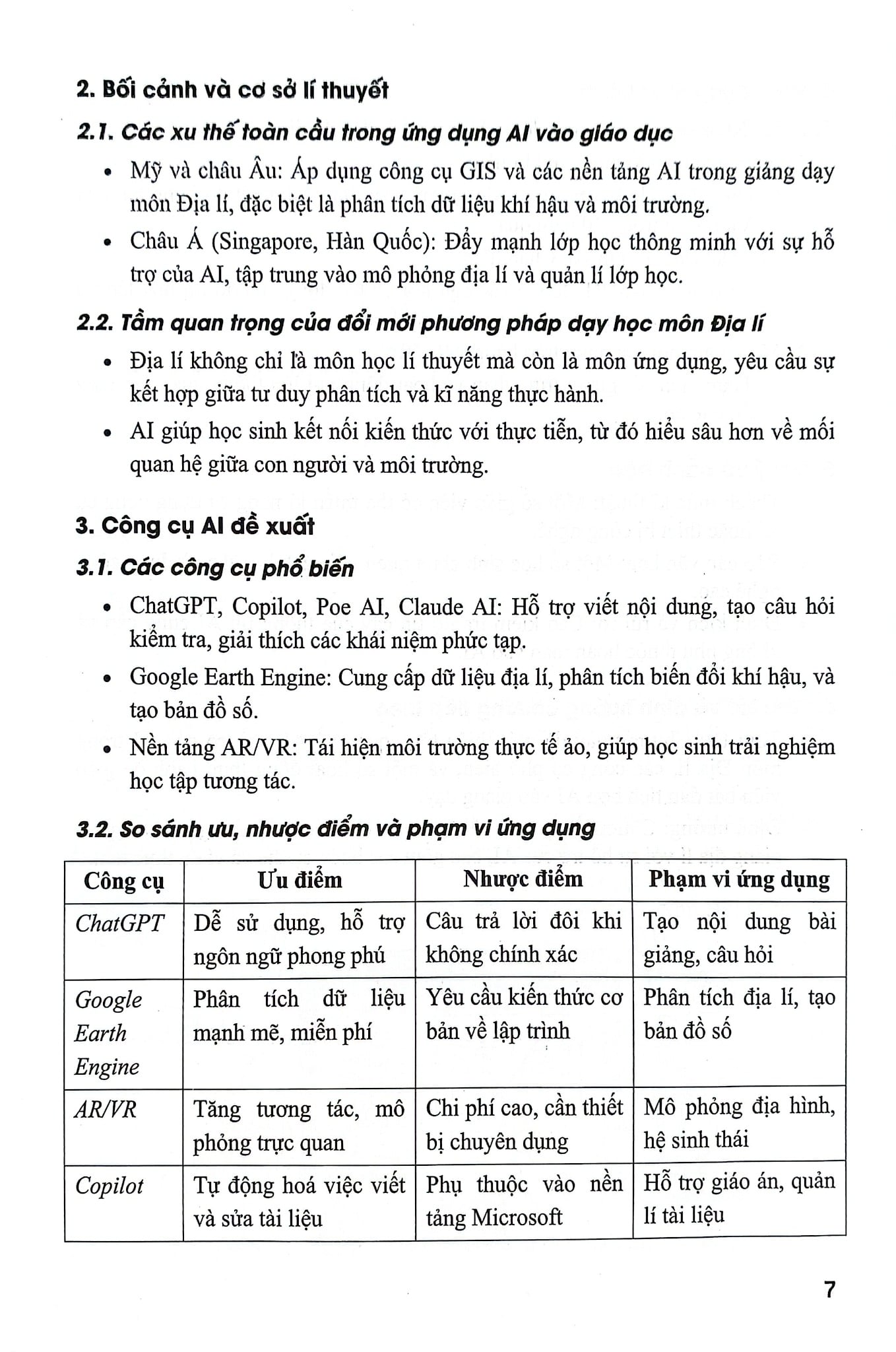 Ứng Dụng Trí Tuệ Nhân Tạo AI Trong Dạy Và Học Môn Địa Lí (Dành Cho Giáo Viên Và Học Sinh - Dùng Chung Cho Các Bộ Sgk Hiện Hành) - Trần Đức Huyên