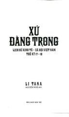 Xứ Đàng Trong - Lịch Sử Kinh Tế - Xã Hội Việt Nam Thế Kỷ 17 Và 18 - Li Tana