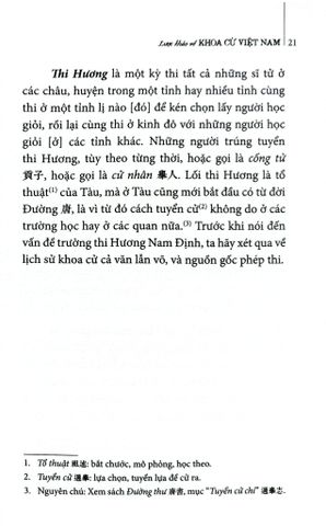  Lược Khảo Về Khoa Cử Việt Nam - Từ Khởi Thủy Đến Khoa Mậu Ngọ 1918 - Trần Văn Giáp - Nguyễn Phúc An khảo chú 