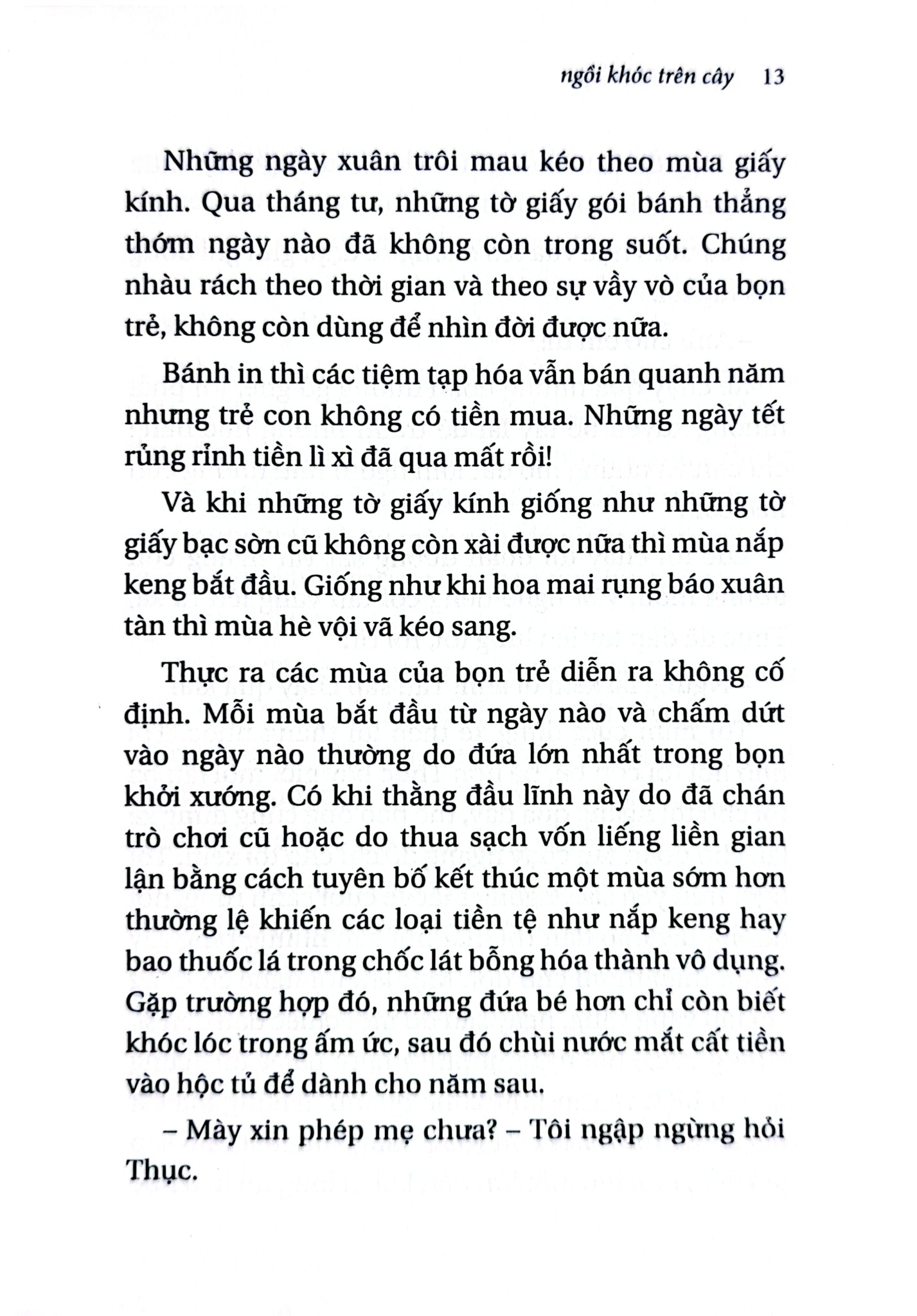 Ngồi Khóc Trên Cây (Khổ Nhỏ) - Nguyễn Nhật Ánh