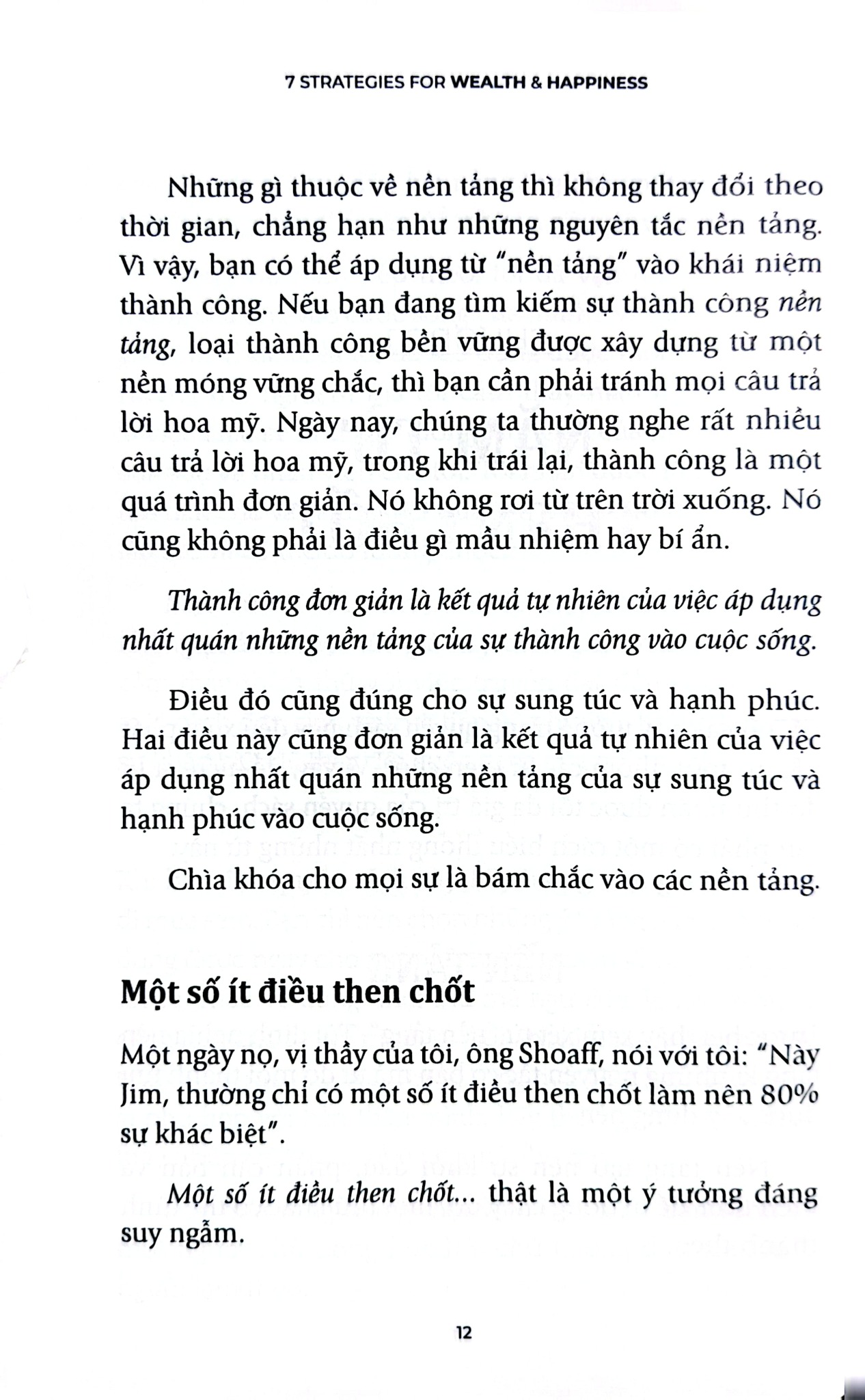 7 Chiến Lược Để Sống Sung Túc & Hạnh Phúc - Jim Rohn