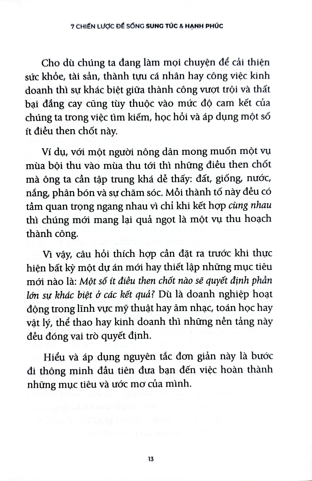 7 Chiến Lược Để Sống Sung Túc & Hạnh Phúc - Jim Rohn