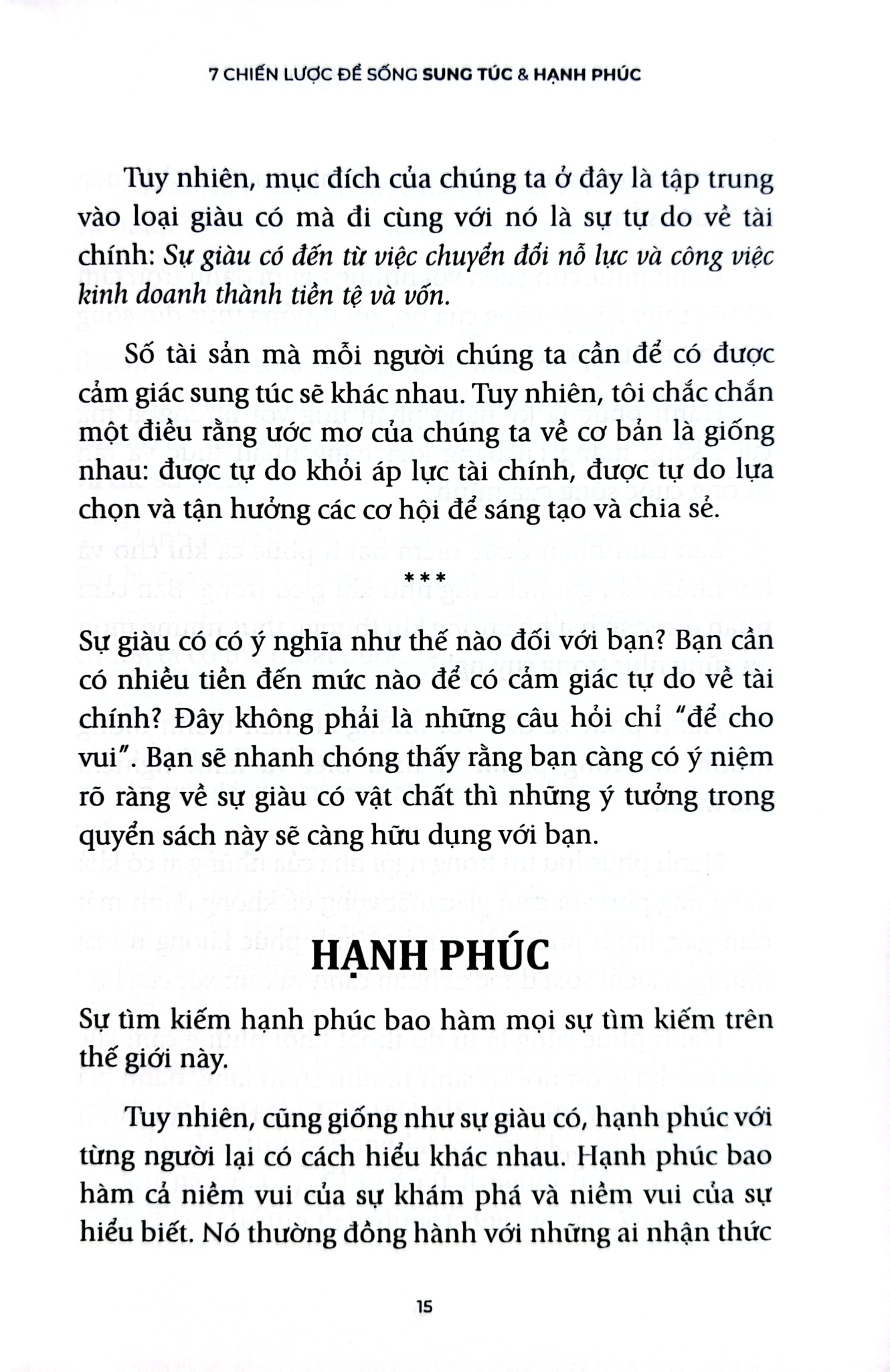 7 Chiến Lược Để Sống Sung Túc & Hạnh Phúc - Jim Rohn