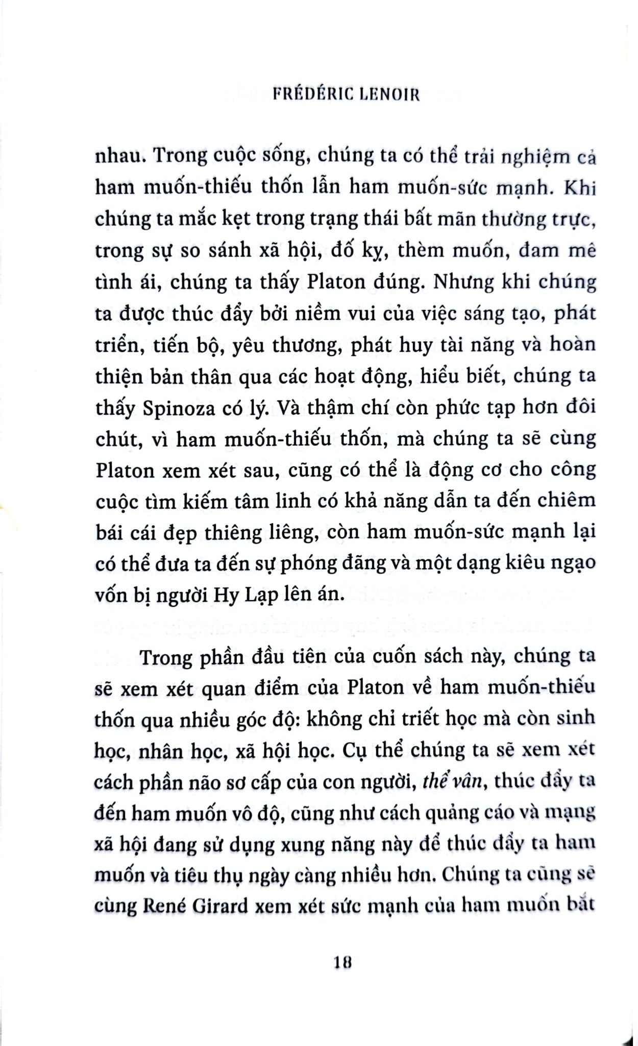 Triết Học Về Sự Ham Muốn - Frédéric Lenoir