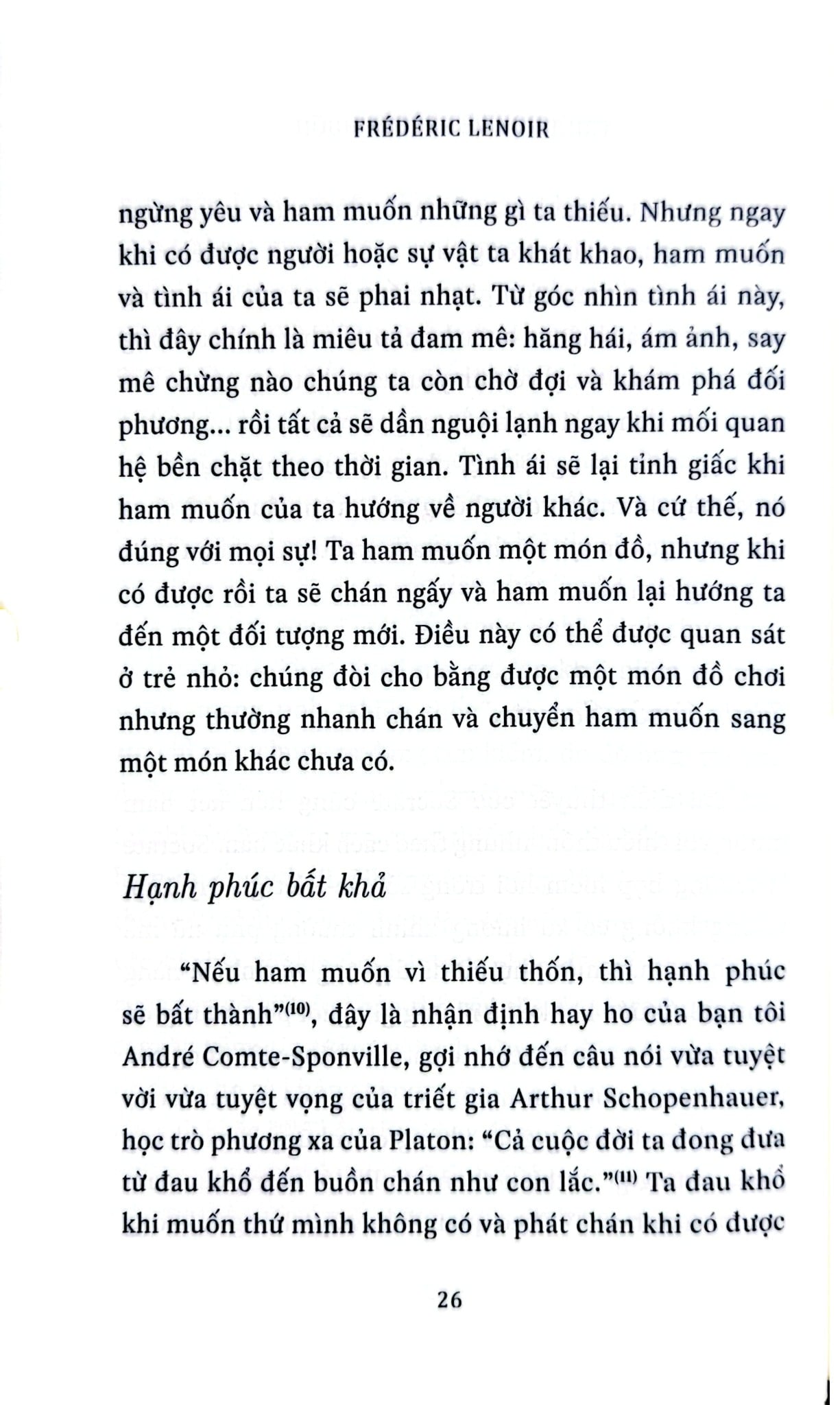 Triết Học Về Sự Ham Muốn - Frédéric Lenoir