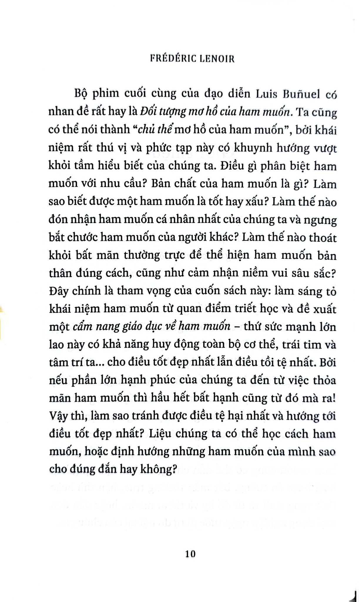 Triết Học Về Sự Ham Muốn - Frédéric Lenoir