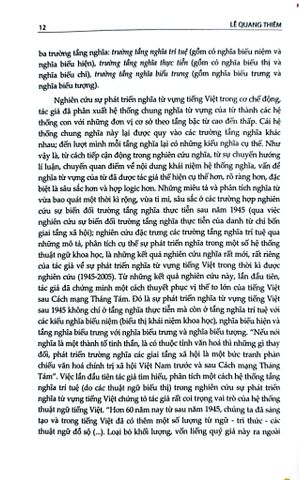  Sự Phát Triển Nghĩa Từ Vựng Tiếng Việt Từ 1945 Đến 2005 - Lê Quang Thiêm 