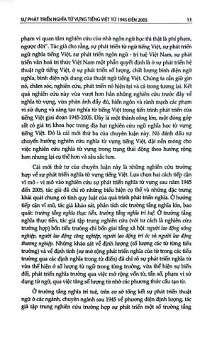  Sự Phát Triển Nghĩa Từ Vựng Tiếng Việt Từ 1945 Đến 2005 - Lê Quang Thiêm 