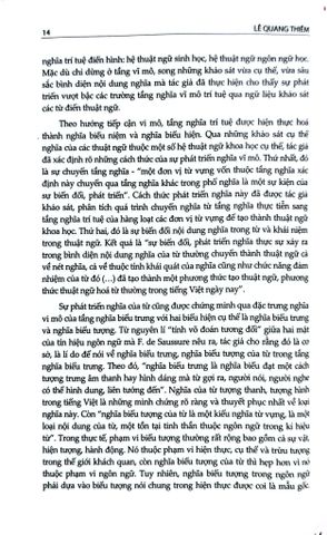  Sự Phát Triển Nghĩa Từ Vựng Tiếng Việt Từ 1945 Đến 2005 - Lê Quang Thiêm 