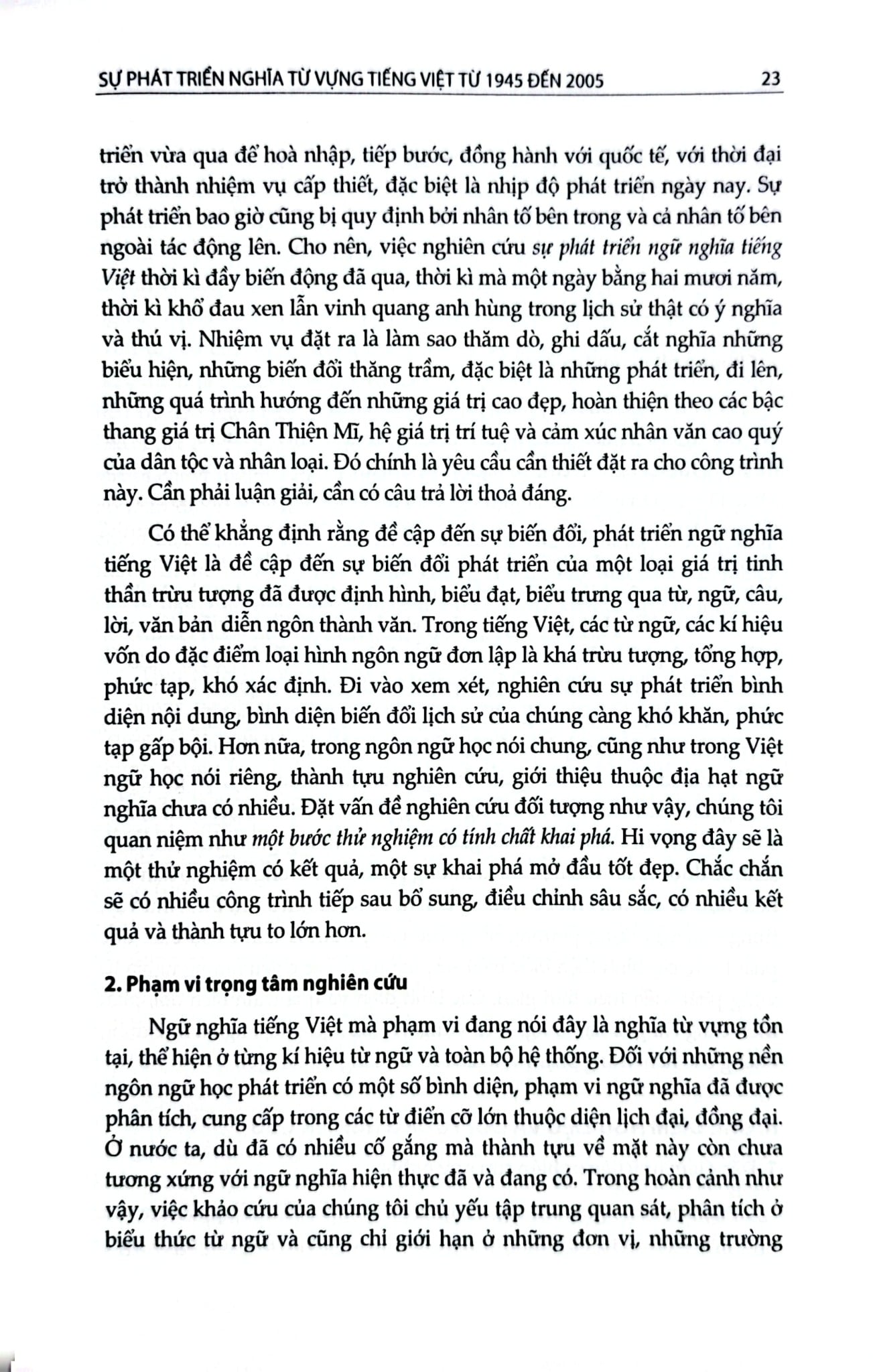 Sự Phát Triển Nghĩa Từ Vựng Tiếng Việt Từ 1945 Đến 2005 - Lê Quang Thiêm