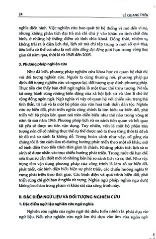  Sự Phát Triển Nghĩa Từ Vựng Tiếng Việt Từ 1945 Đến 2005 - Lê Quang Thiêm 