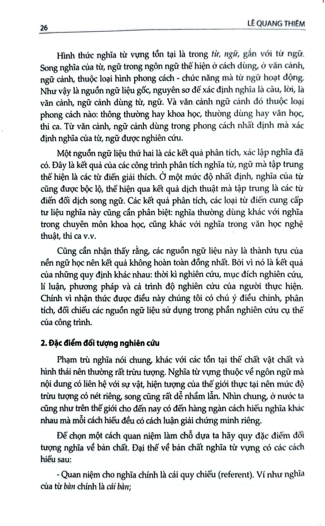 Sự Phát Triển Nghĩa Từ Vựng Tiếng Việt Từ 1945 Đến 2005 - Lê Quang Thiêm