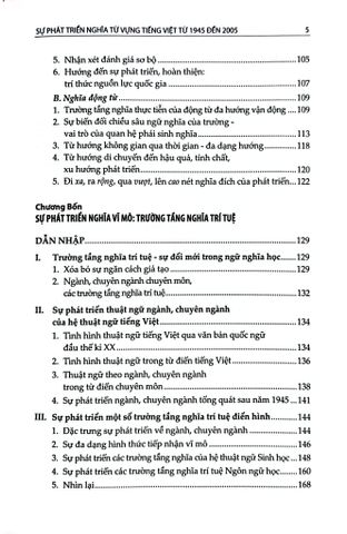  Sự Phát Triển Nghĩa Từ Vựng Tiếng Việt Từ 1945 Đến 2005 - Lê Quang Thiêm 