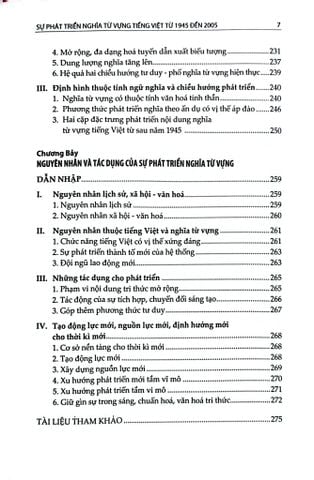  Sự Phát Triển Nghĩa Từ Vựng Tiếng Việt Từ 1945 Đến 2005 - Lê Quang Thiêm 