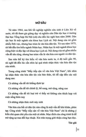 Mấy Tiếp Cận Về Văn Hóa Việt Nam - Phan Hữu Dật 