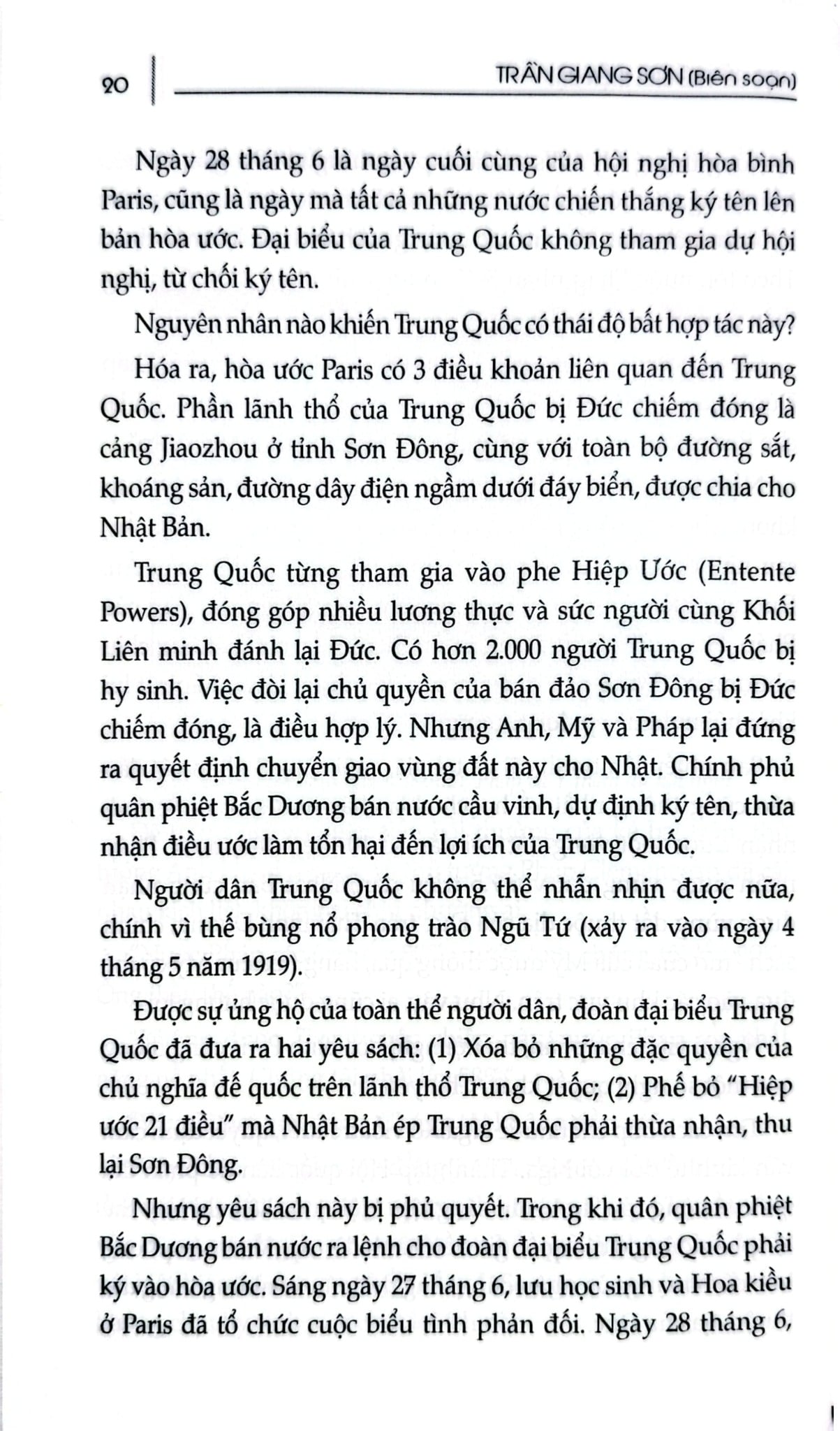 Lược Sử Thế Giới Hiện Đại - Trần Giang Sơn bs