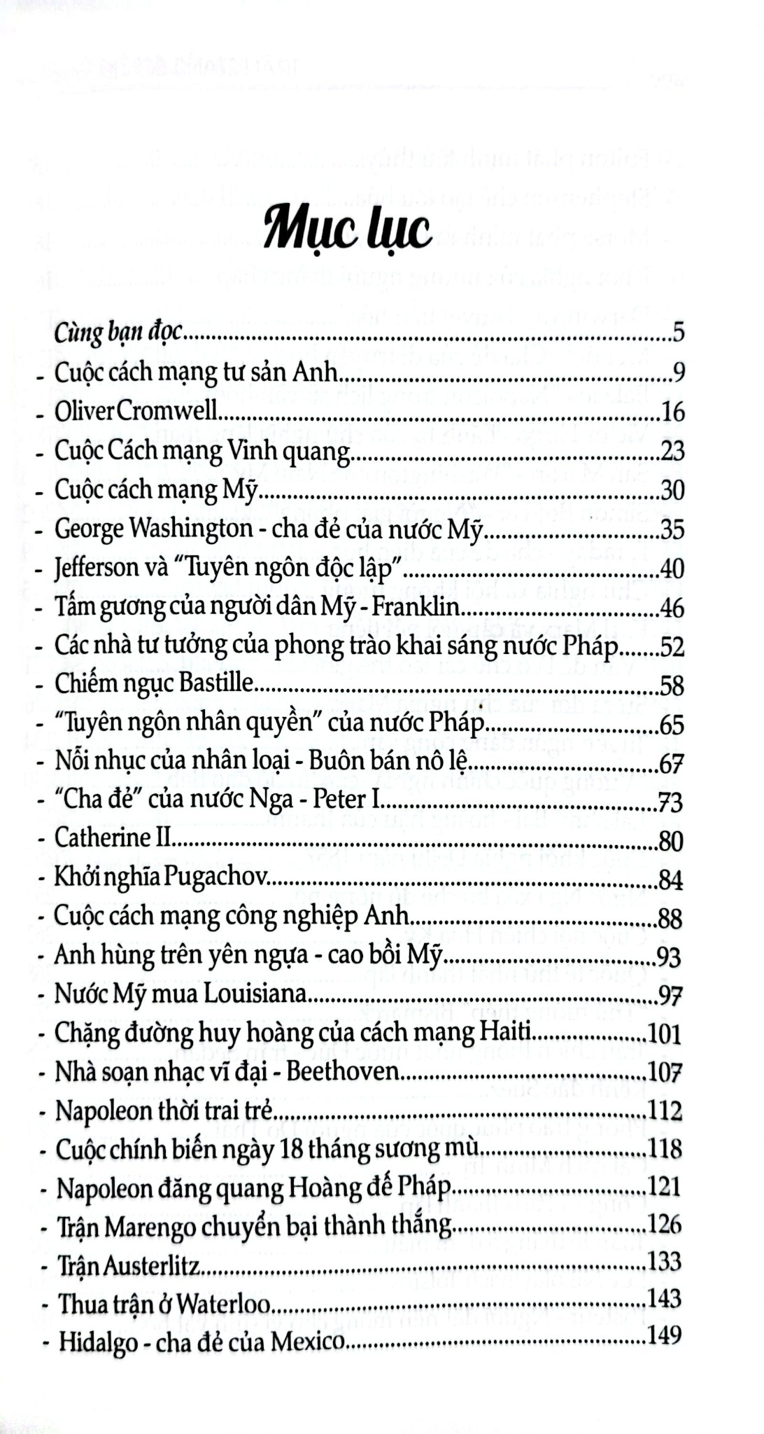 Lược Sử Thế Giới Cận Đại - Trần Giang Sơn