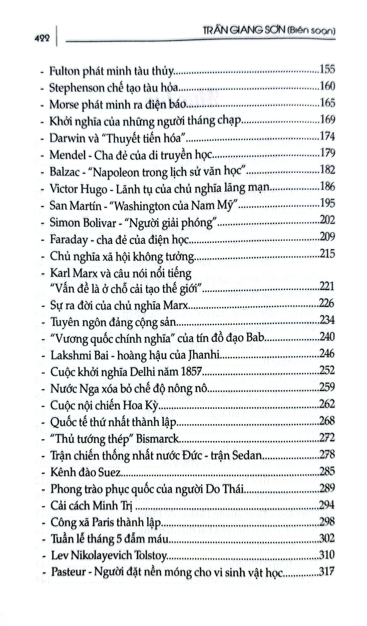 Lược Sử Thế Giới Cận Đại - Trần Giang Sơn