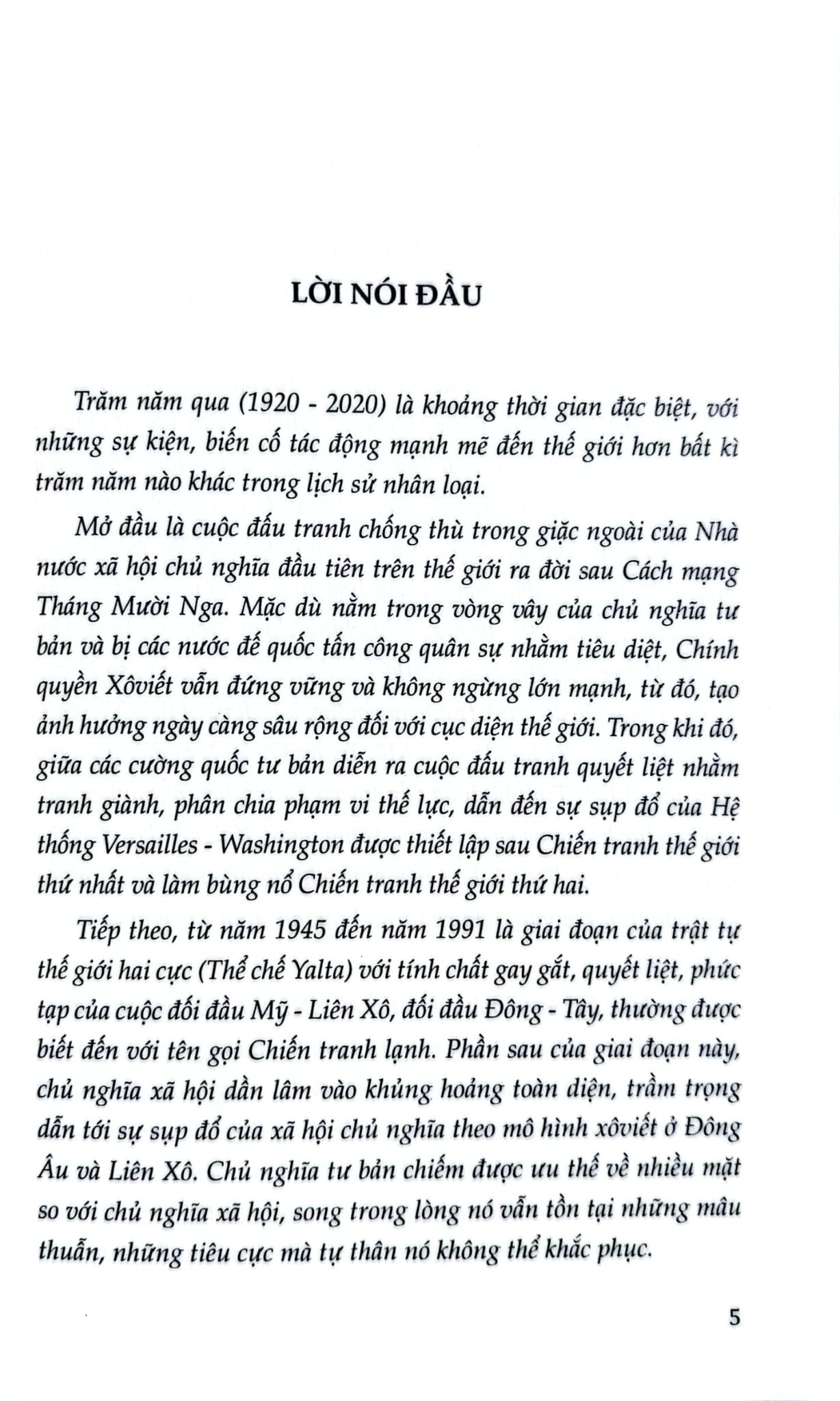Thế Giới 100 Năm (1920 - 2020) - Nguyễn Đăng Song
