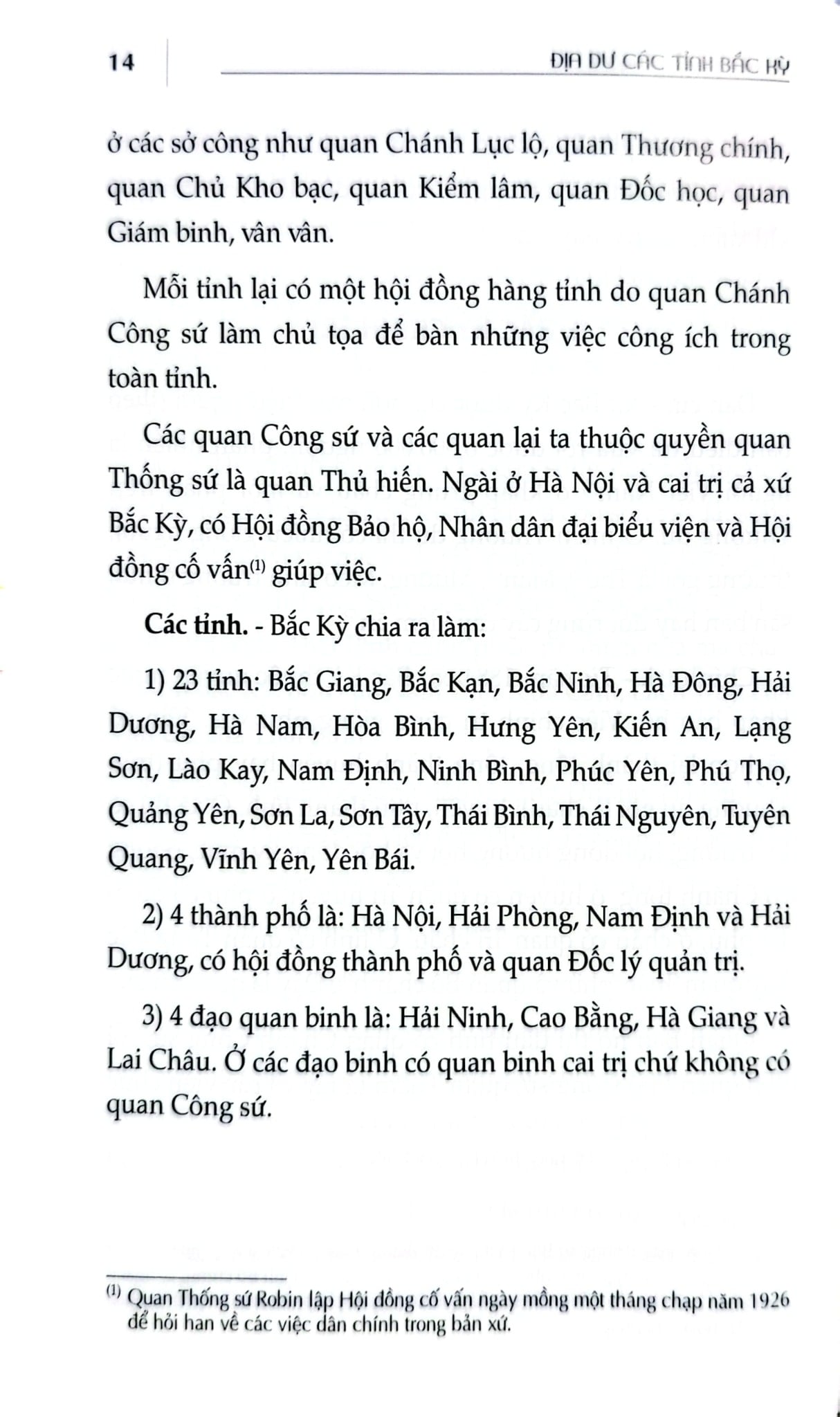 Địa Dư Các Tỉnh Bắc Kỳ - Đỗ Đình Nghiêm, Ngô Vi Liễn
