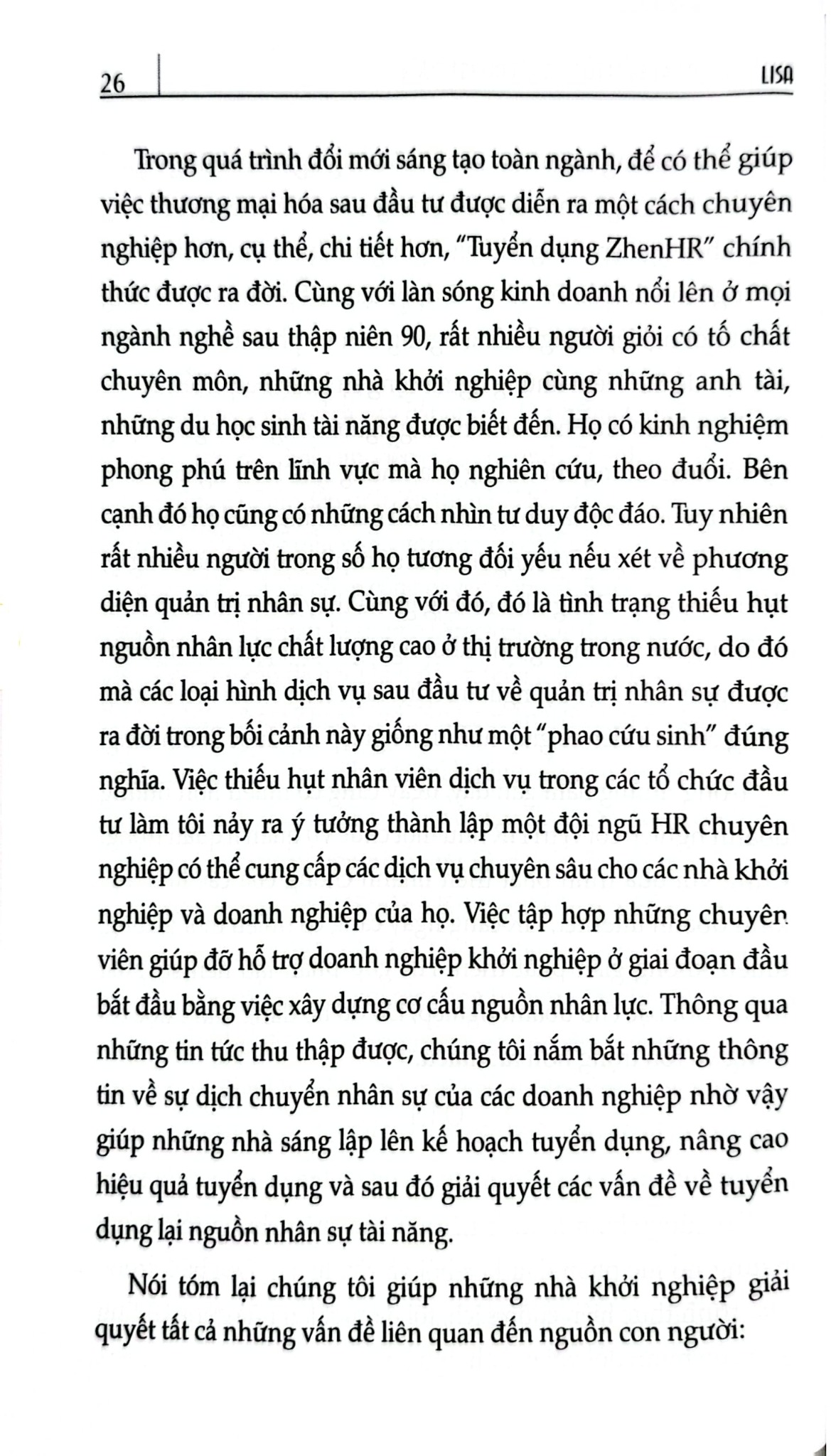 Khởi Nghiệp 4.0- Khởi Nghiệp Bắt Đầu Từ Việc Biết Dùng Người - Lisa, Bùi Quỳnh Vân