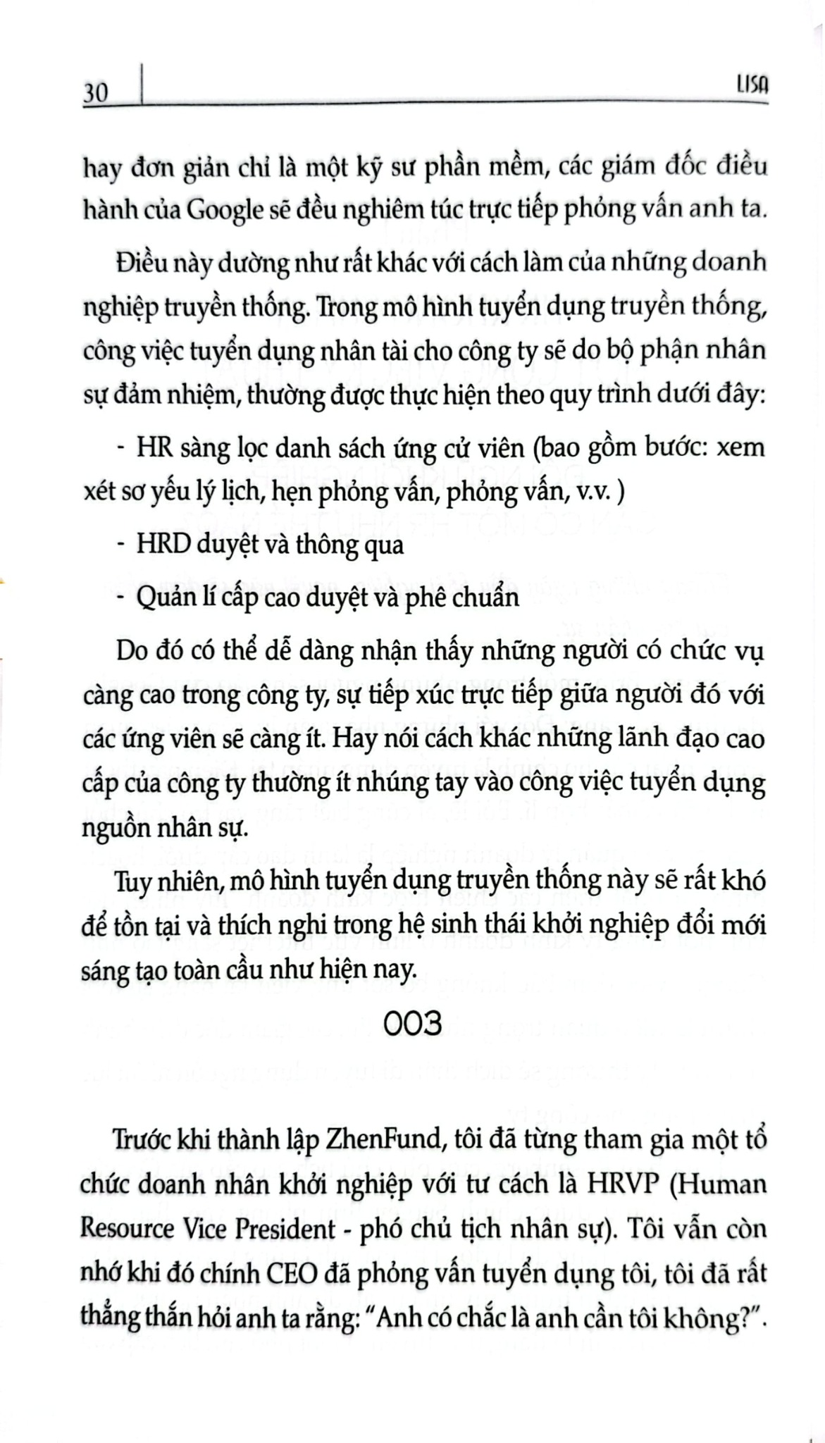 Khởi Nghiệp 4.0- Khởi Nghiệp Bắt Đầu Từ Việc Biết Dùng Người - Lisa, Bùi Quỳnh Vân