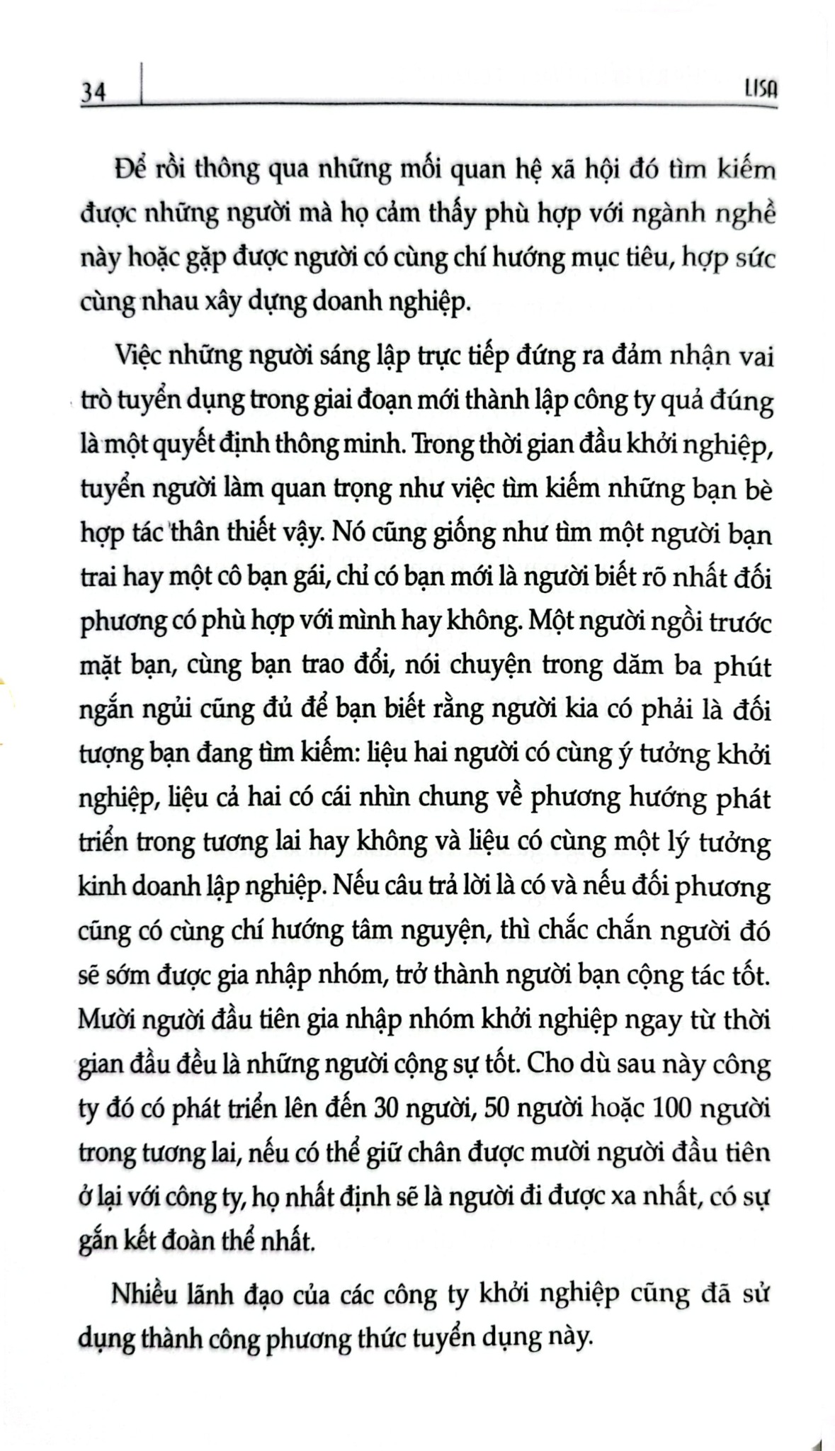 Khởi Nghiệp 4.0- Khởi Nghiệp Bắt Đầu Từ Việc Biết Dùng Người - Lisa, Bùi Quỳnh Vân