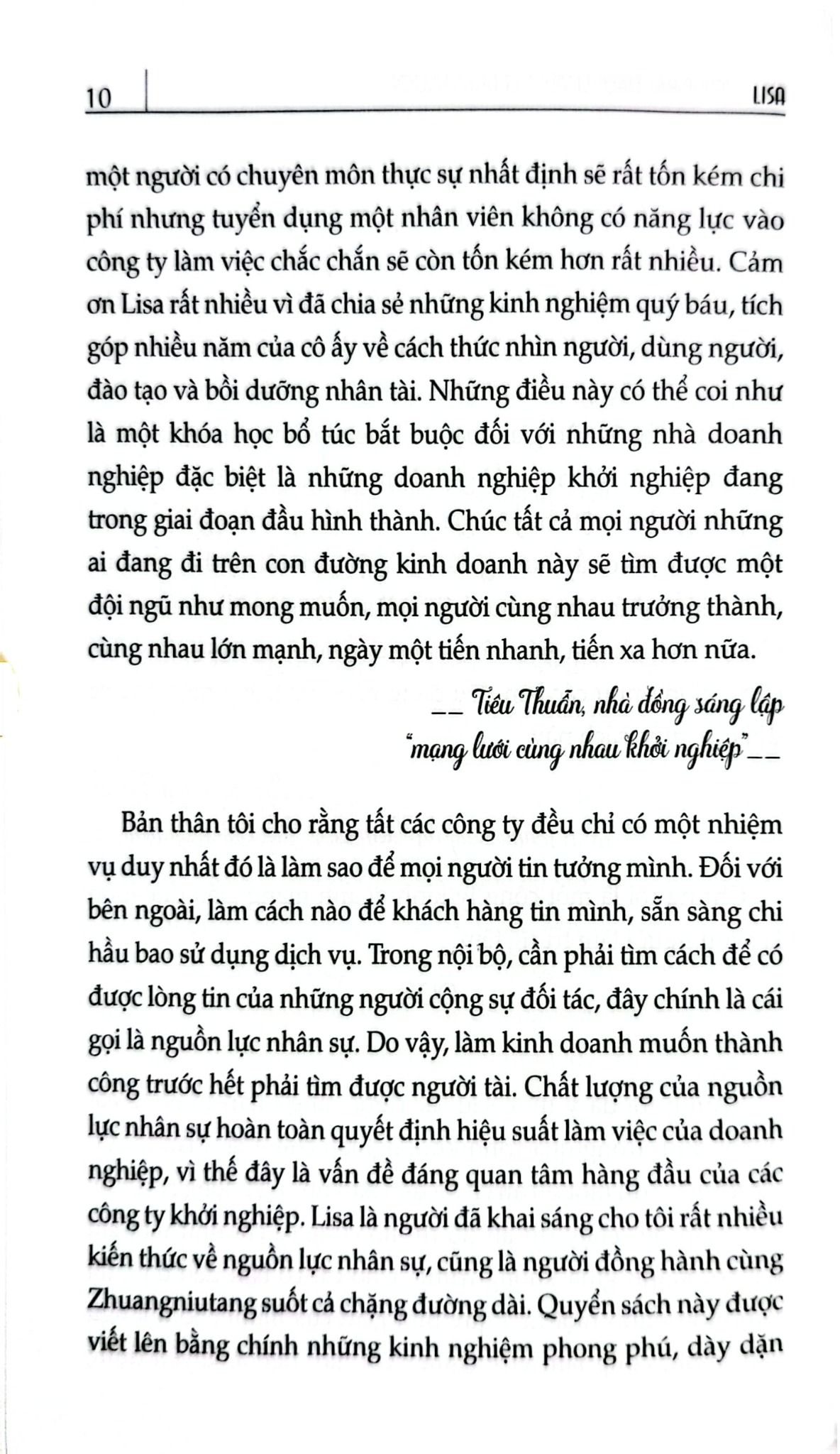 Khởi Nghiệp 4.0- Khởi Nghiệp Bắt Đầu Từ Việc Biết Dùng Người - Lisa, Bùi Quỳnh Vân